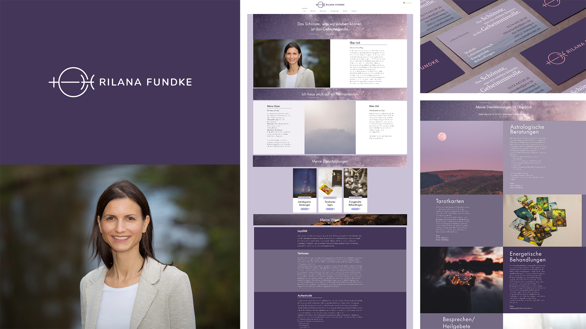 Website und Branding Projekt einer Soloselbstständigen im Bereich Lebensberatung