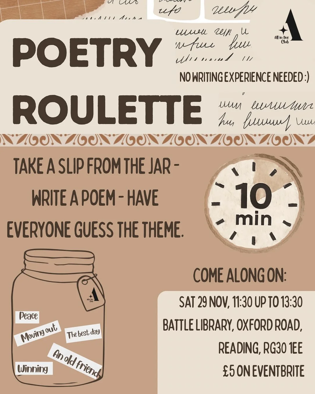Would be amazing to see as many of you as possible to make this event the best!! 🩷✍️☕️🥇

You can grab tickets from the Linktree in my bio! 🎟️

#reading #berkshire #poetry #writing #competition