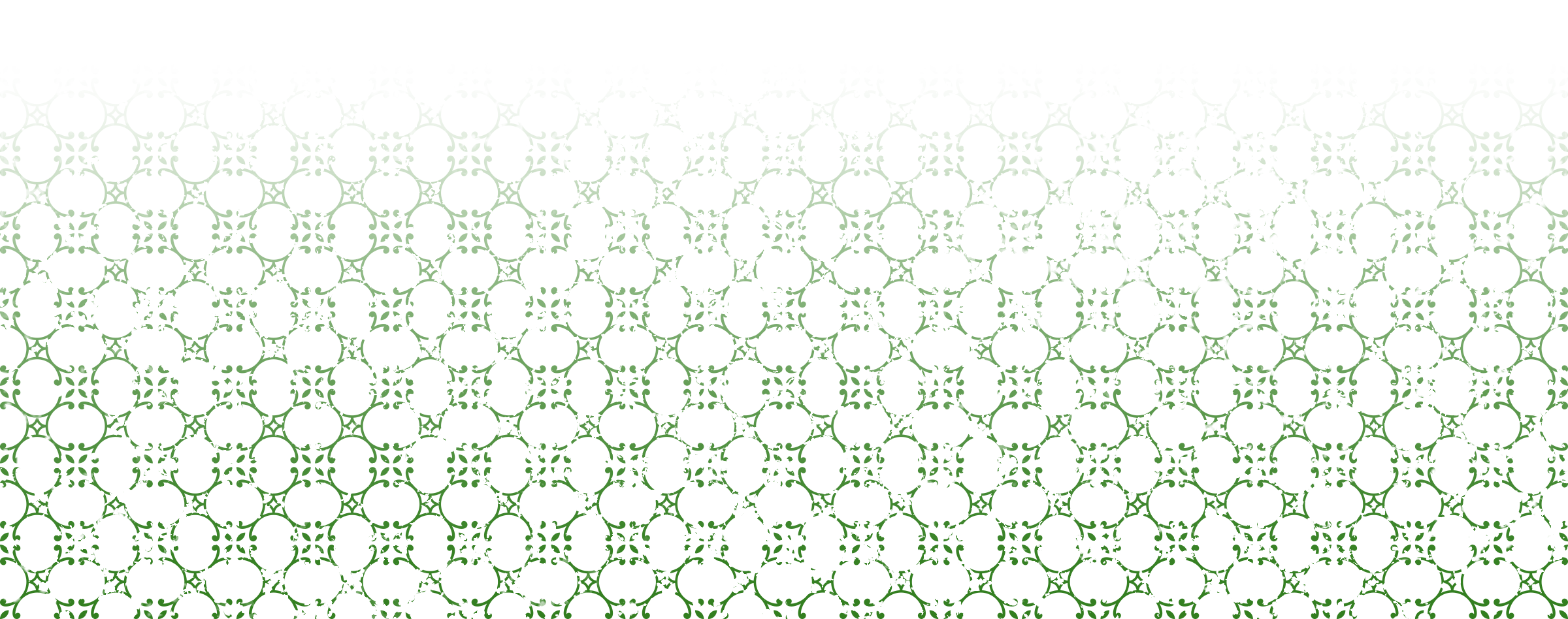green geometric pattern on a black background