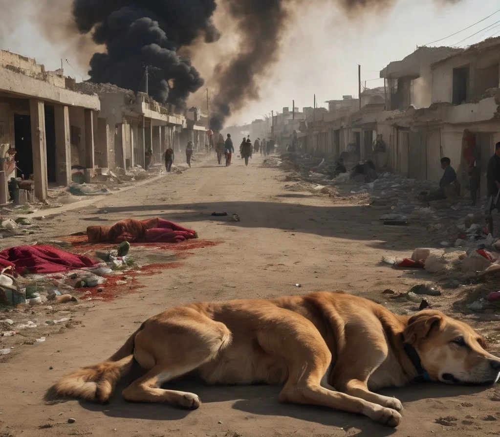 100 days of horror! Help raise funds for displaced families and animals in Gaza.