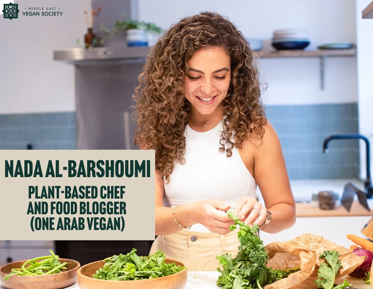 Interview with Nada Al-Barshoumi, A plant-based chef and food blogger (one arab vegan)