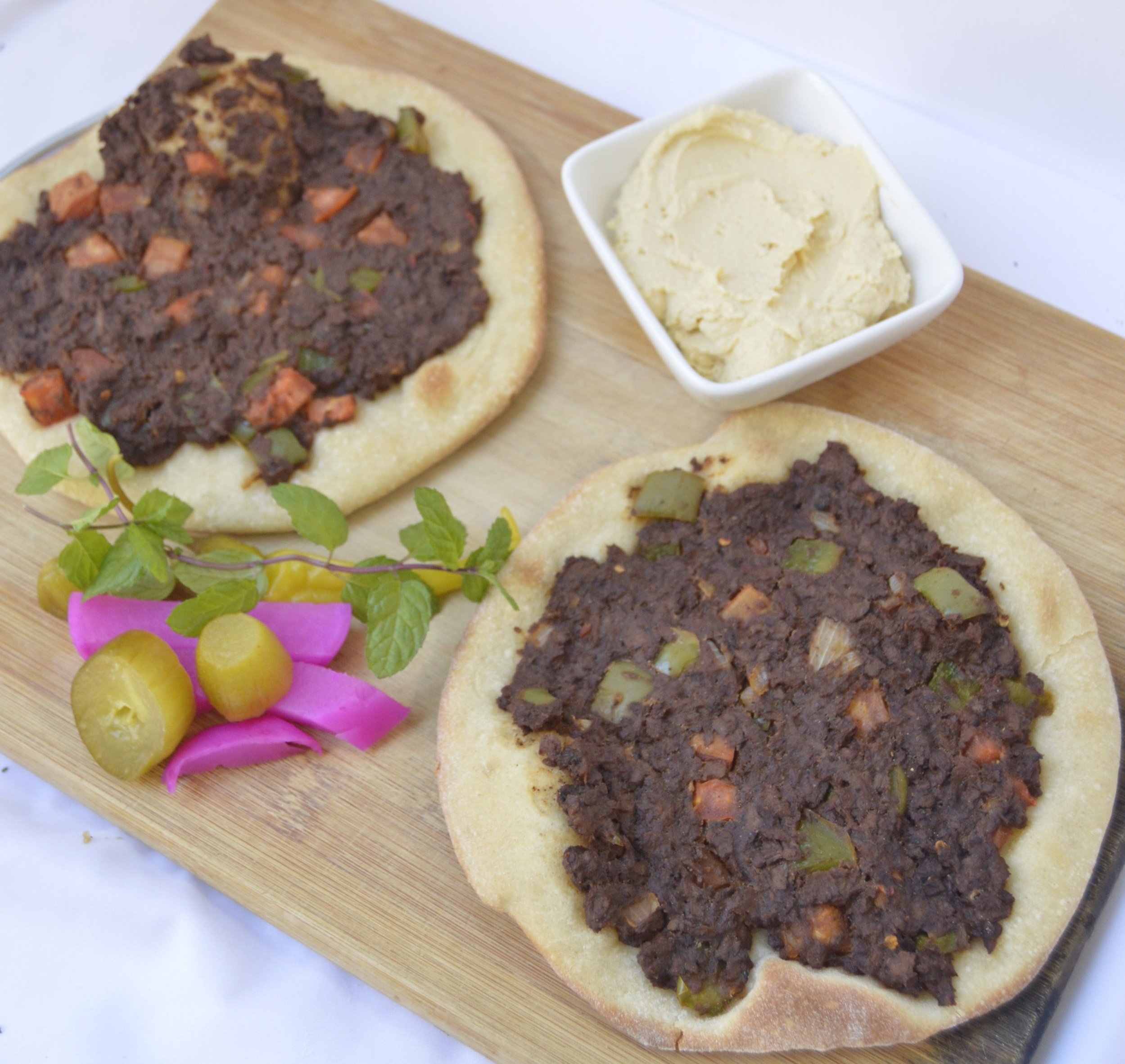 Vegan Lebanese Twist: Tripolitan Sfeeha Delight!