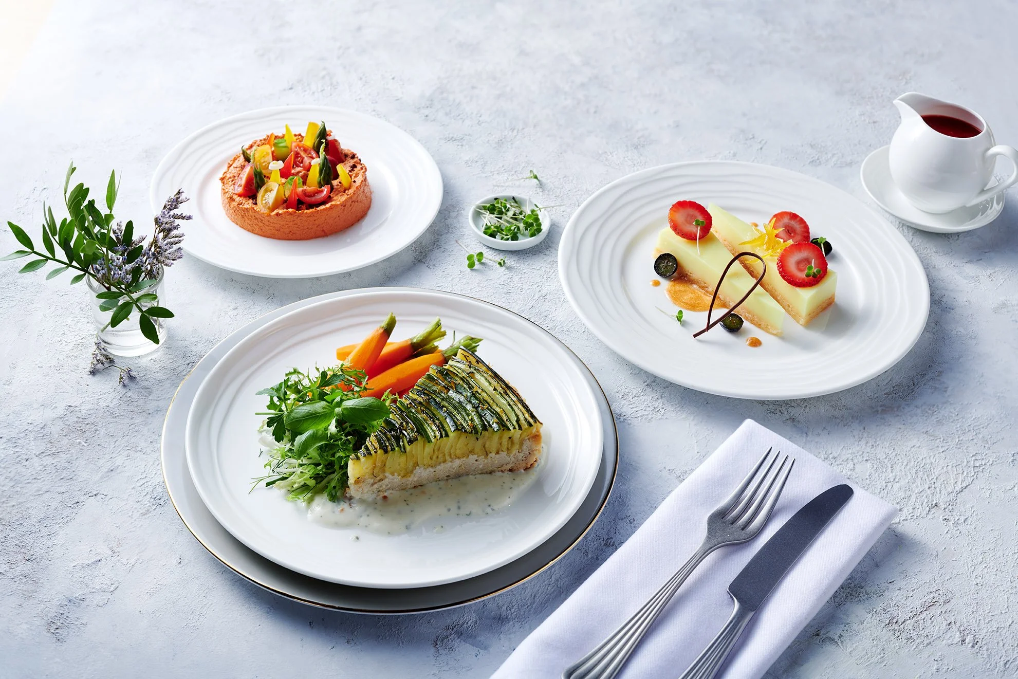 New Emirates Vegan Dishes - Zucchini tart.jpg