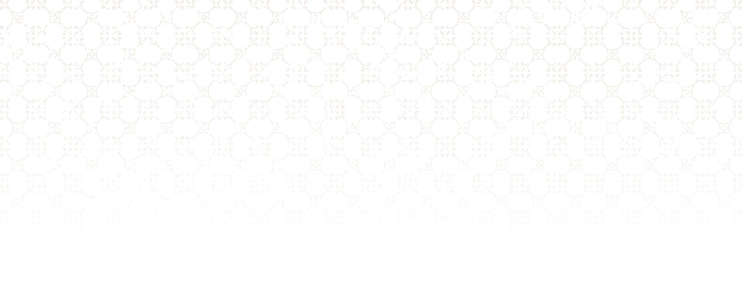 Black and white intricate lattice pattern with repeating circular and floral motifs.
