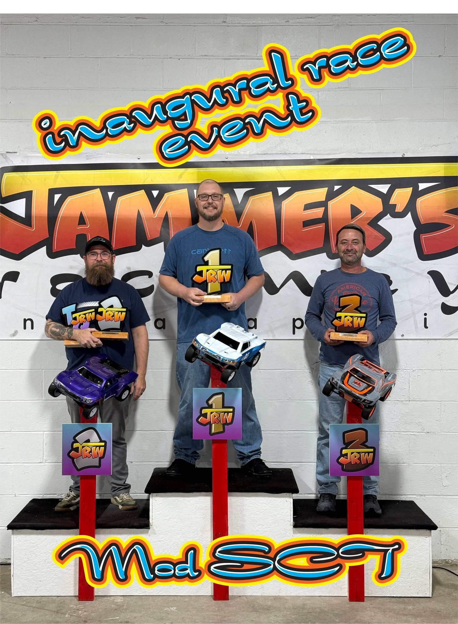 Mod Short Course Truck
1st  THOMAS COLLINS
2nd  CHAD MISHLER
3rd  ROBERT QUILTER