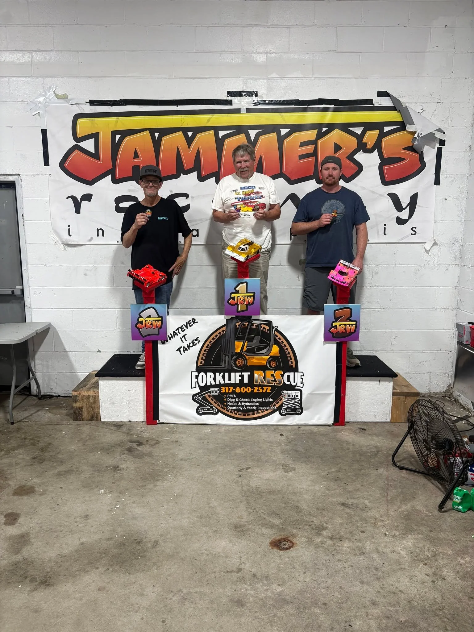 Sorry I (Rob) couldn't hang around last night with you guys. Looked like some great racing! Love seeing the 1/12th LMH cars running! GT-12 still seems to be dominated by Lou's consistency, but Cracker is keeping the pressure on him. In Baby LMH, Bria