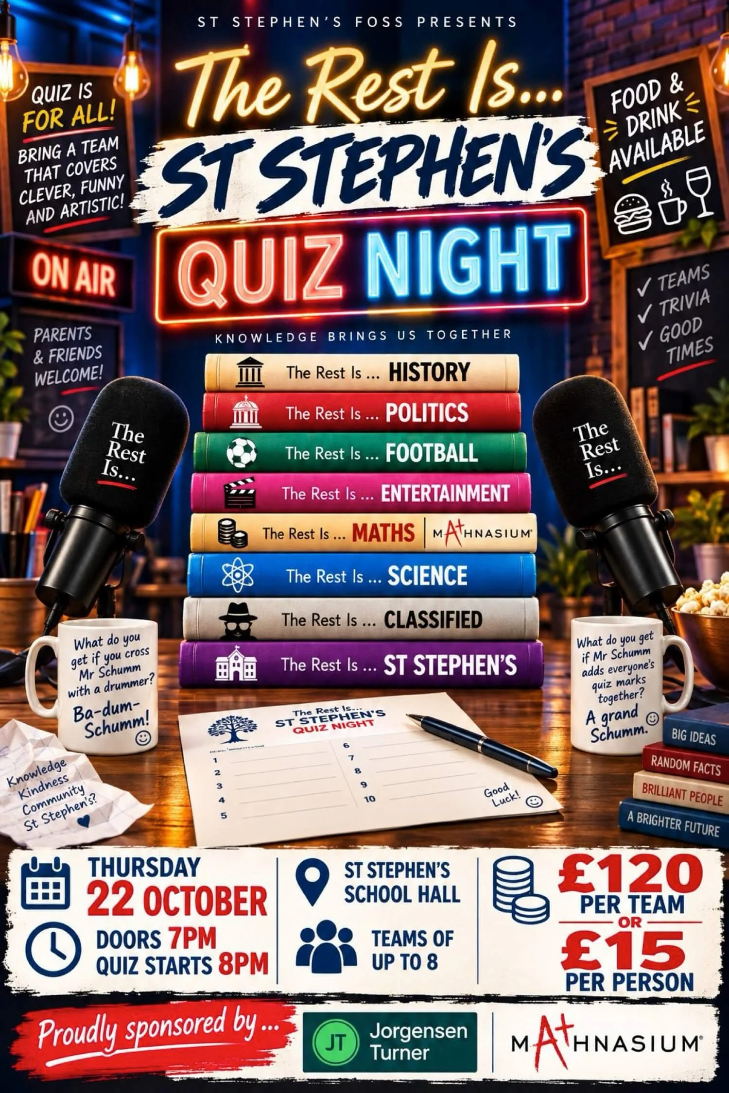 St Stephen’s Quiz Night