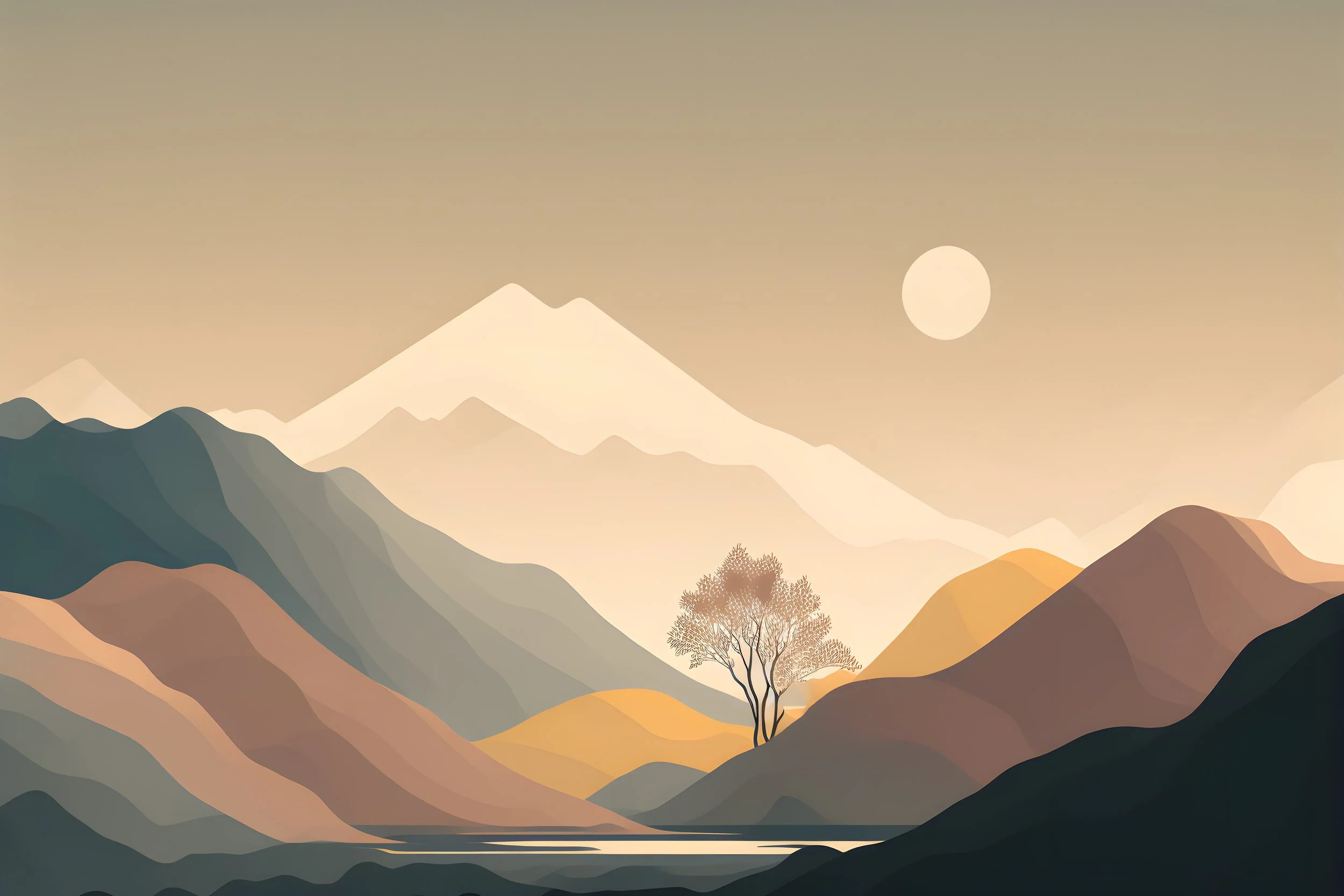 Abstract Mountain