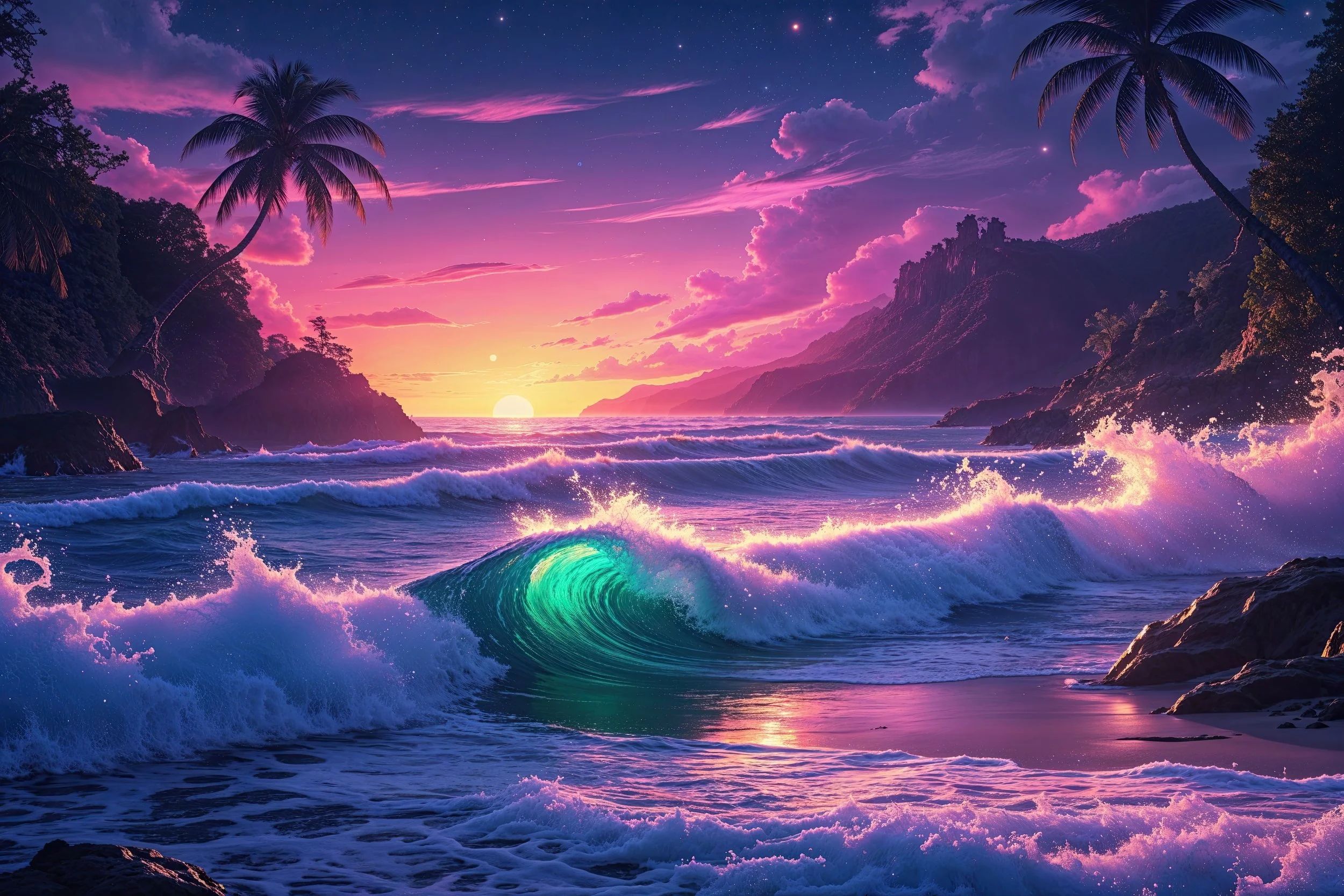 Neon Ocean