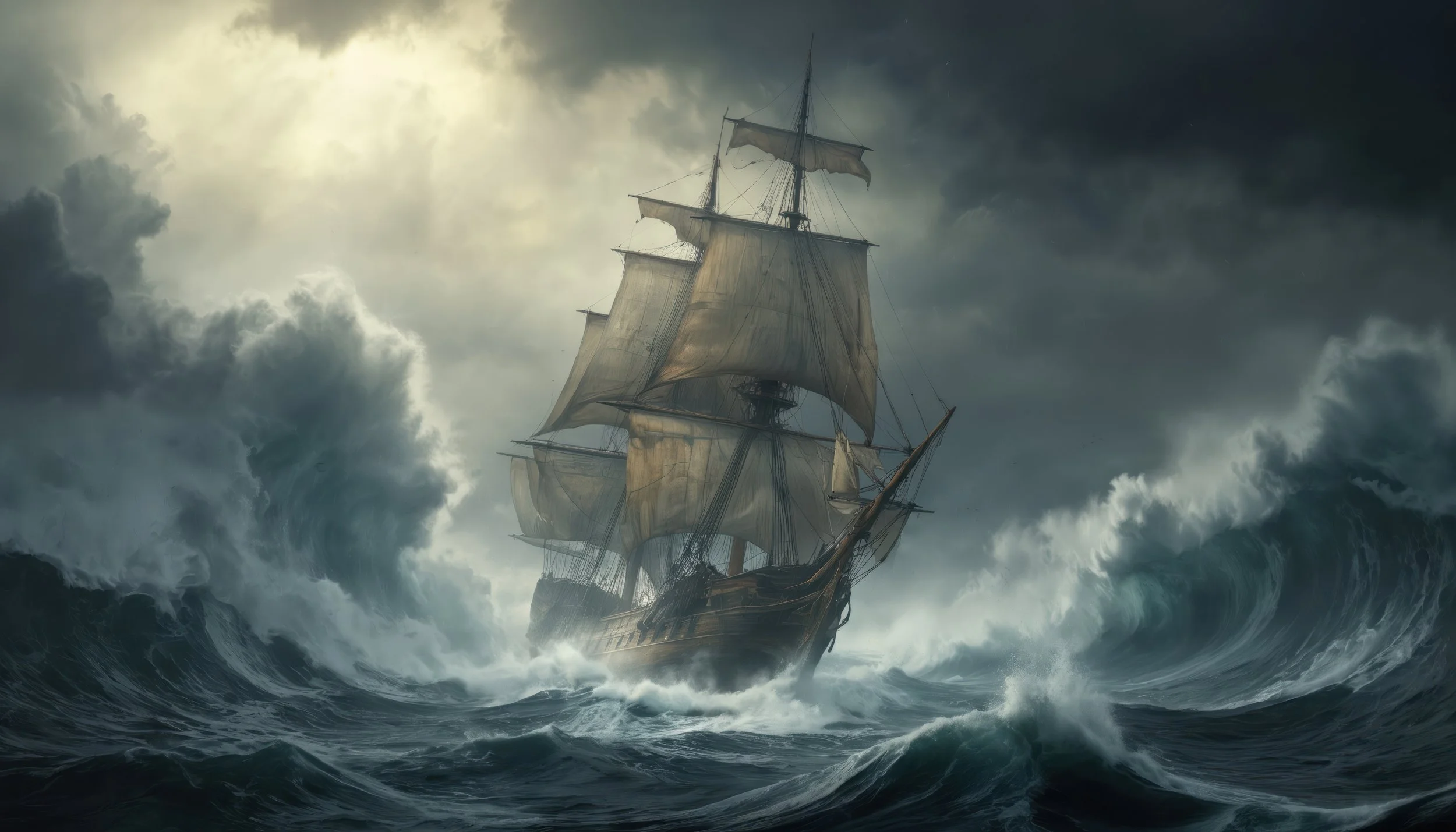 Stormy at Sea