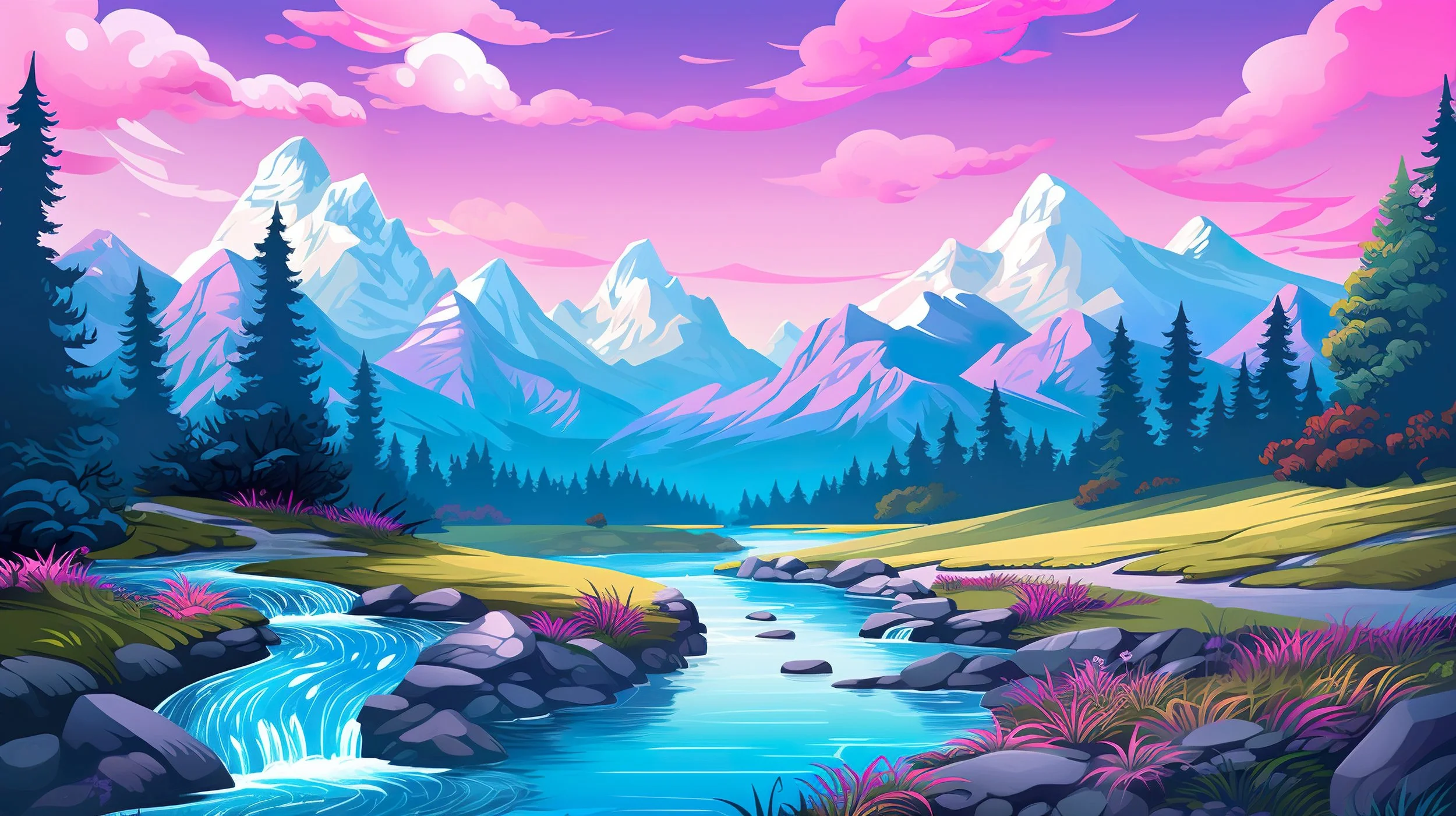 Neon Mountain