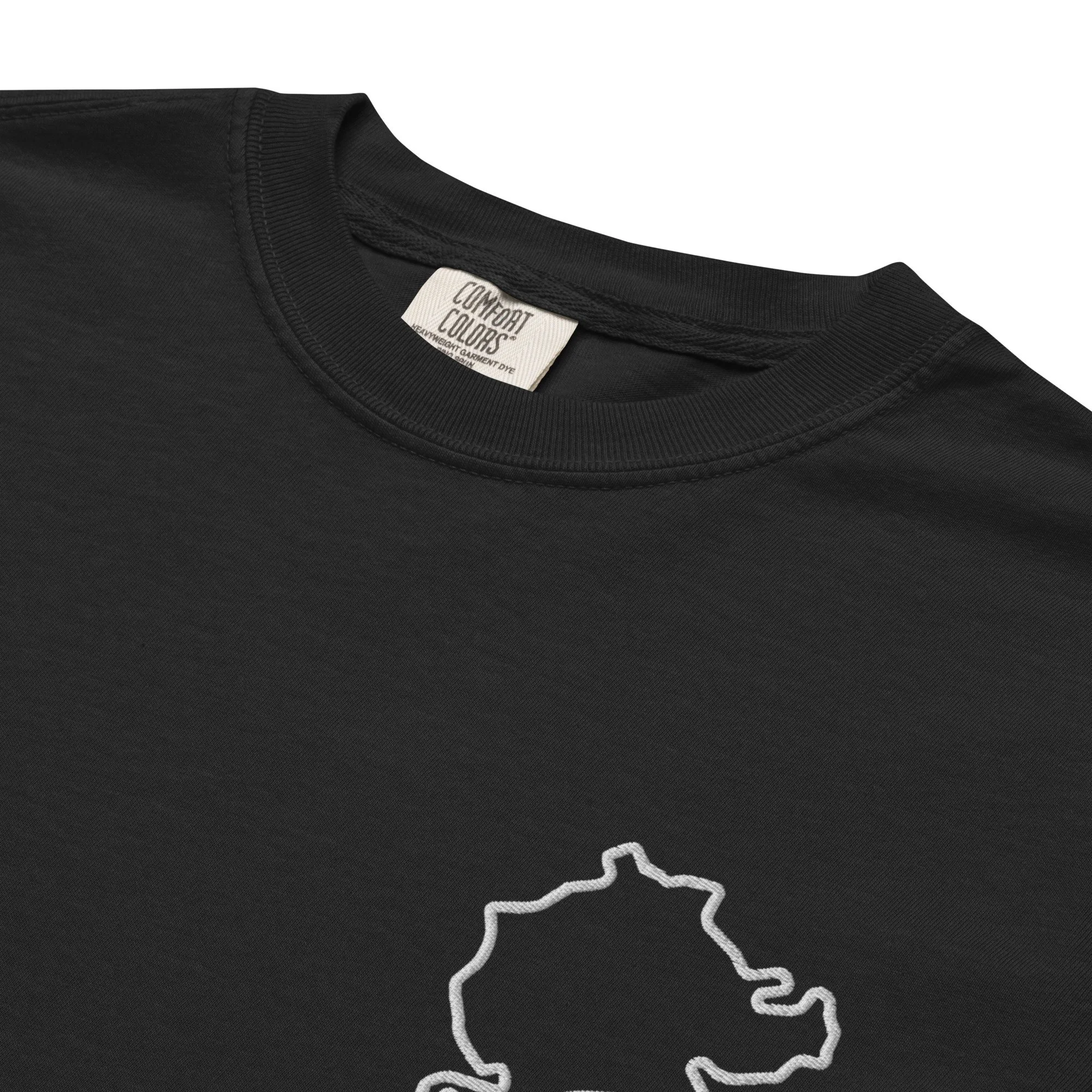 Nürburgring Black Track Map T-Shirt