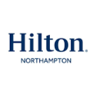 Hilton Northamption logo in navy blue text