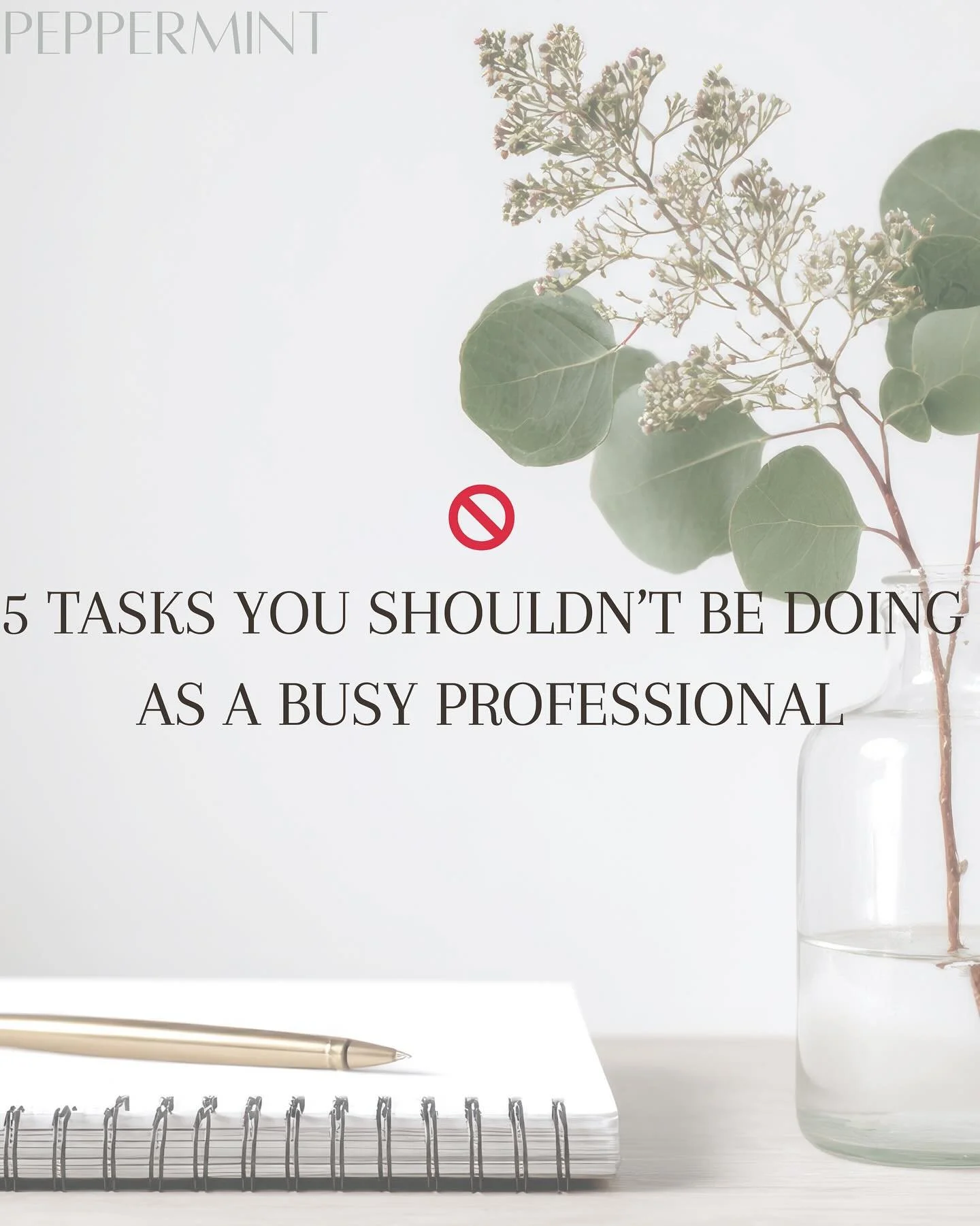 🚫 As a busy professional, your time is your most valuable resource. Yet too often, it&rsquo;s wasted on tasks that don&rsquo;t need you.

Here are 5 things you shouldn&rsquo;t be doing:
1. Managing your own inbox chaos
2. Juggling a diary that never