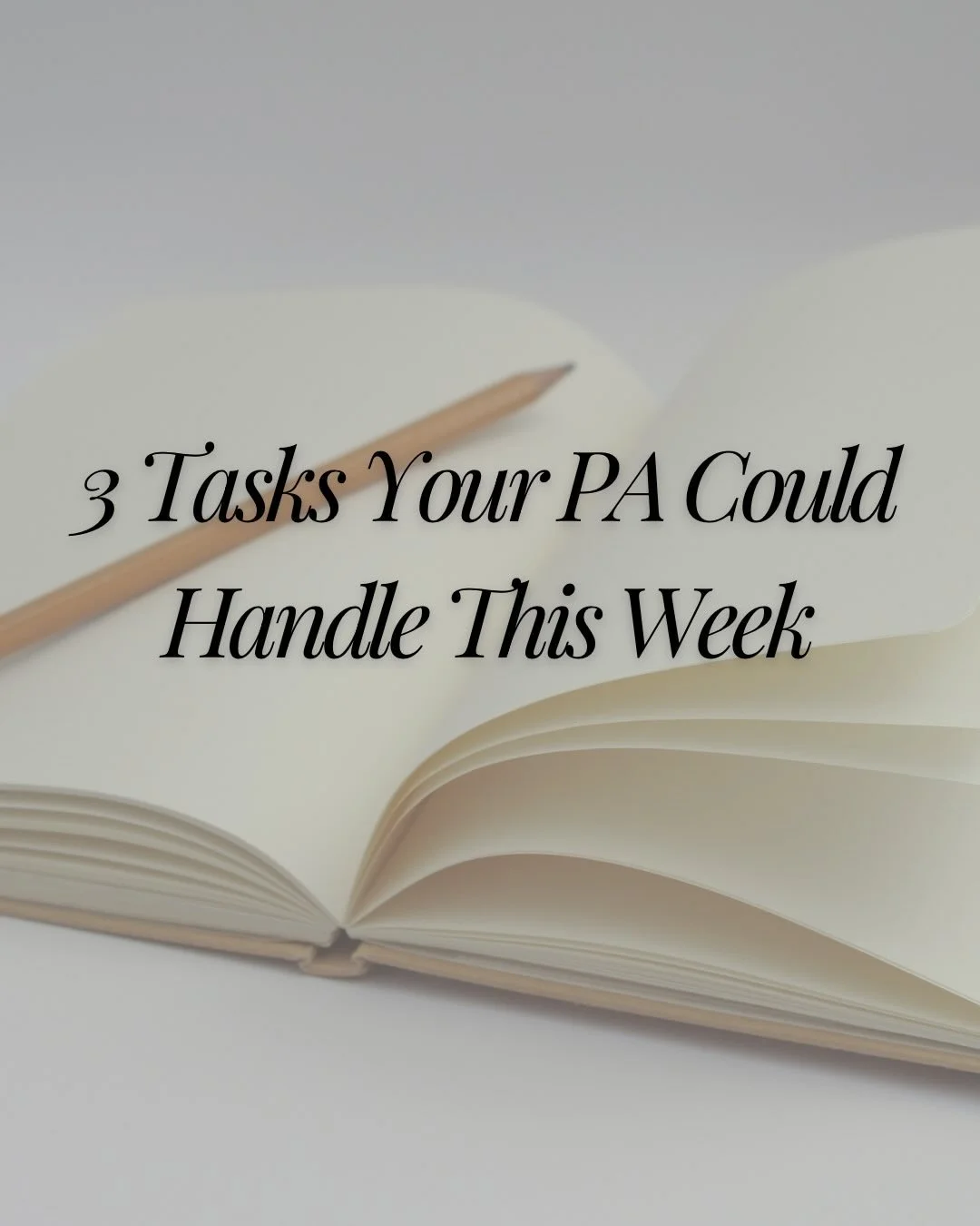 Feeling stretched this week? Here are 3 tasks your PA could take off your hands immediately &mdash; saving you hours and reducing a huge amount of mental load.

1️⃣ Inbox management
Responding, filtering, organising and prioritising so you don&rsquo;