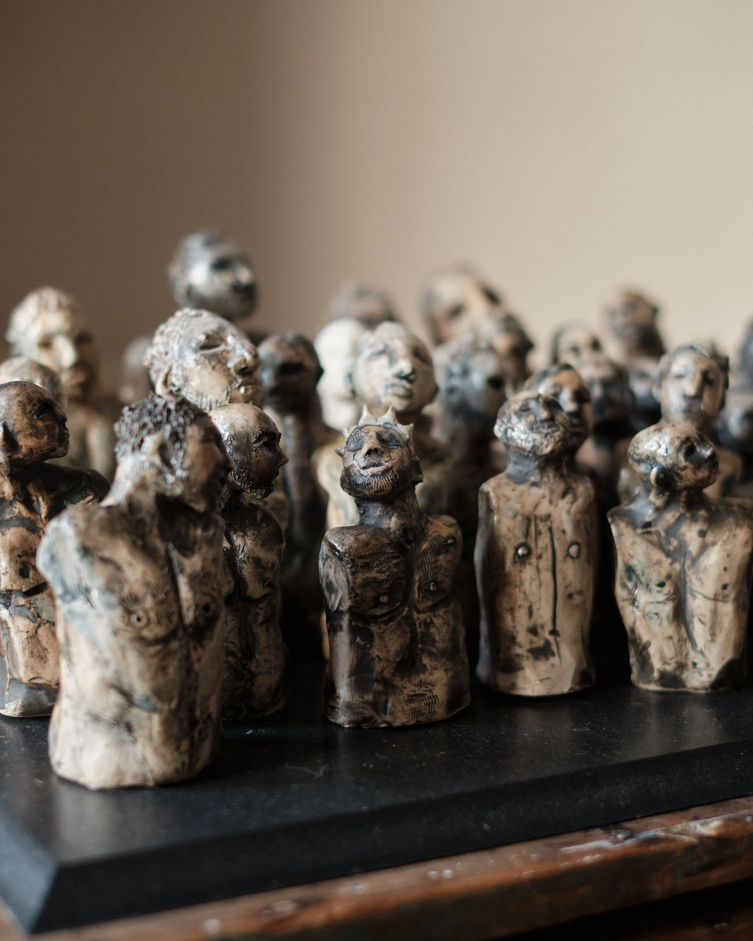 Little Princes 
2026 
Wood fired, stoneware
Image:Liam Bray