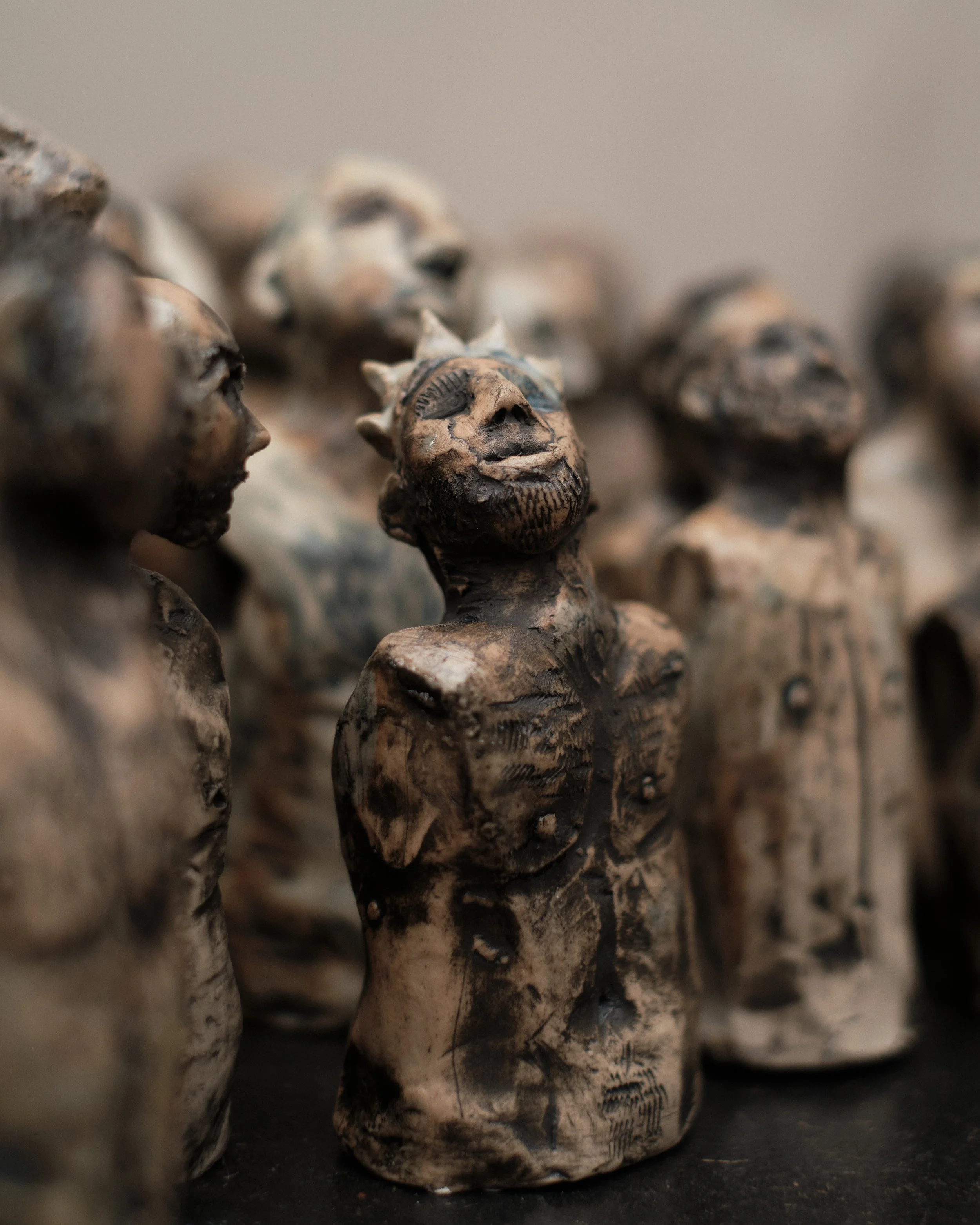 Little Princes 
2026 
Wood fired, stoneware
Image: Liam Bray