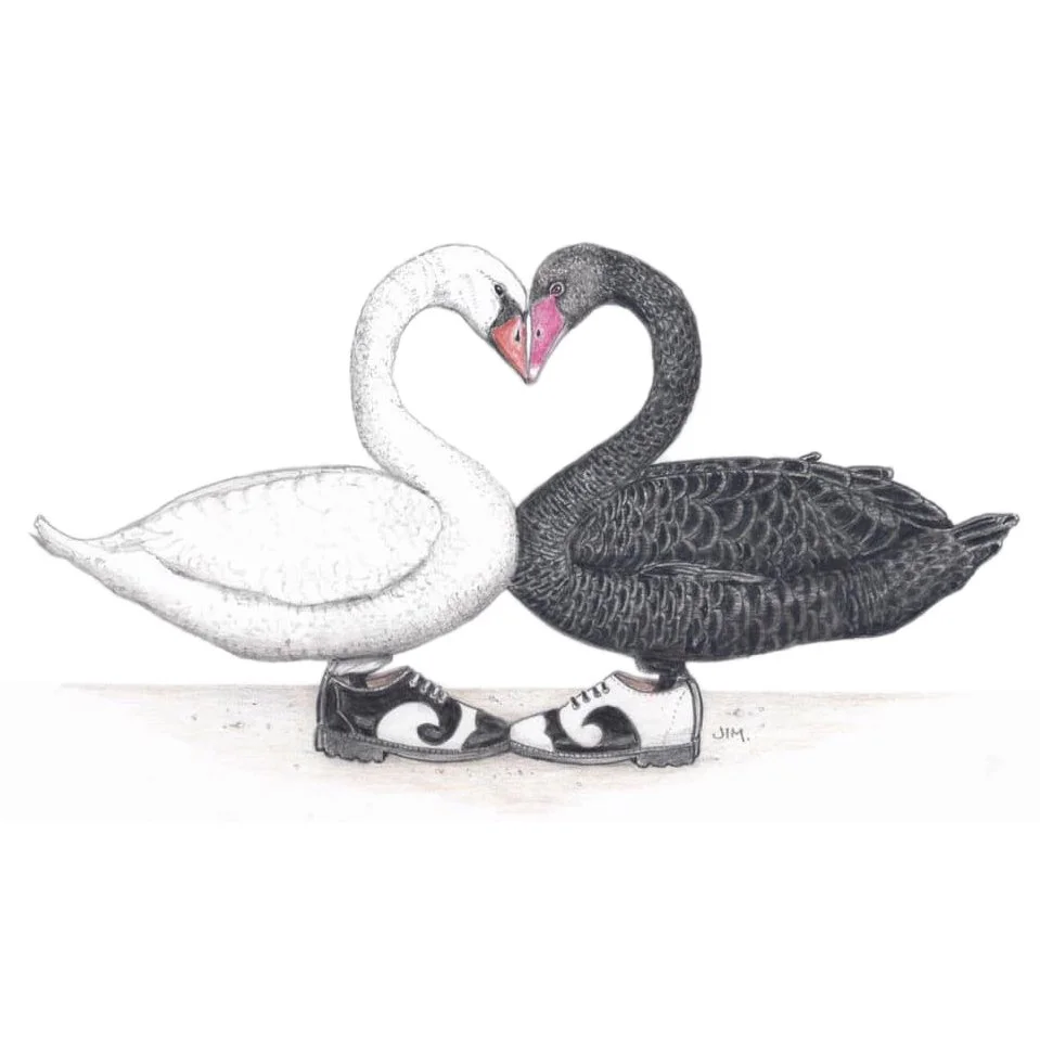 2 Swans In Fluevogs 9/13/2020