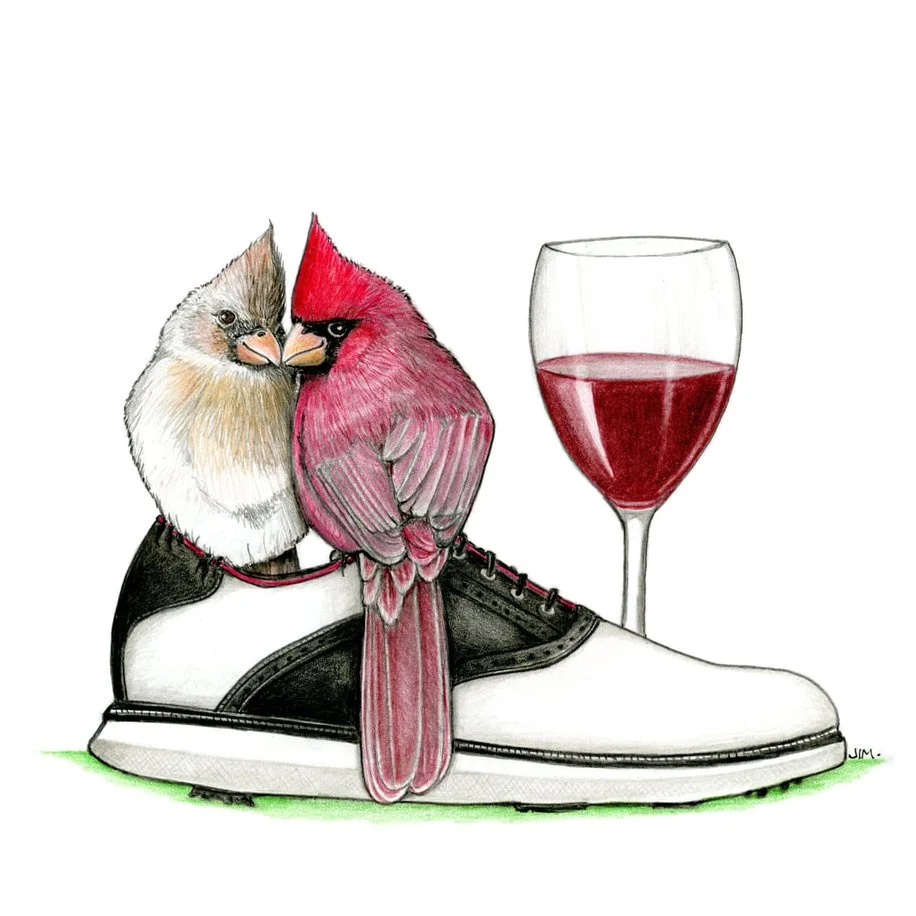 Cardinals On A Golf Shoe 11/25/2024