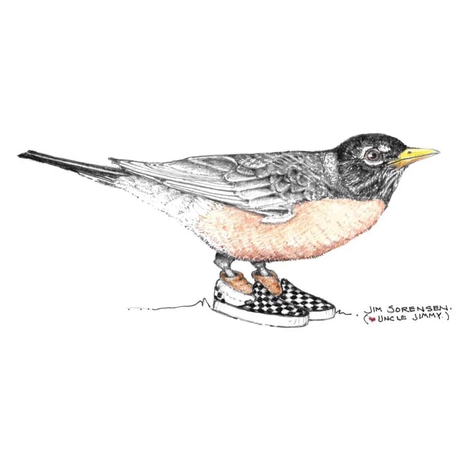 Robin In Checkered Sneakers 12/25/2019