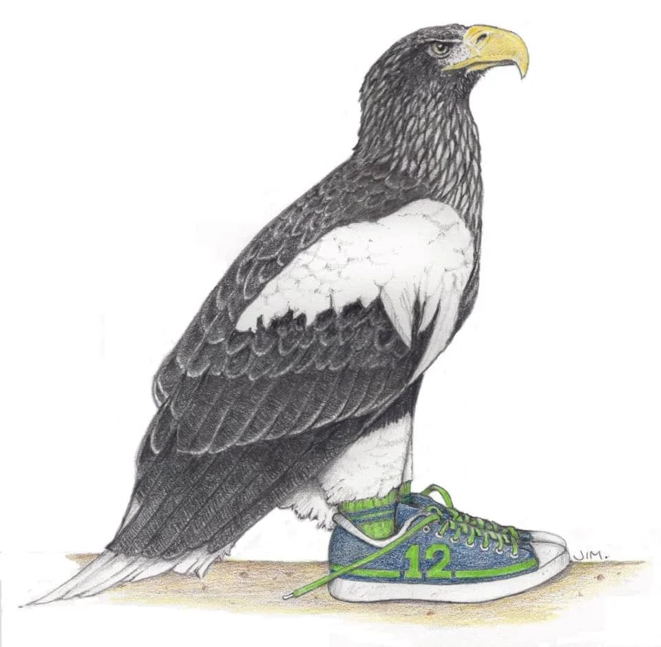 Seahawk In Fan Shoes 5/10/2020