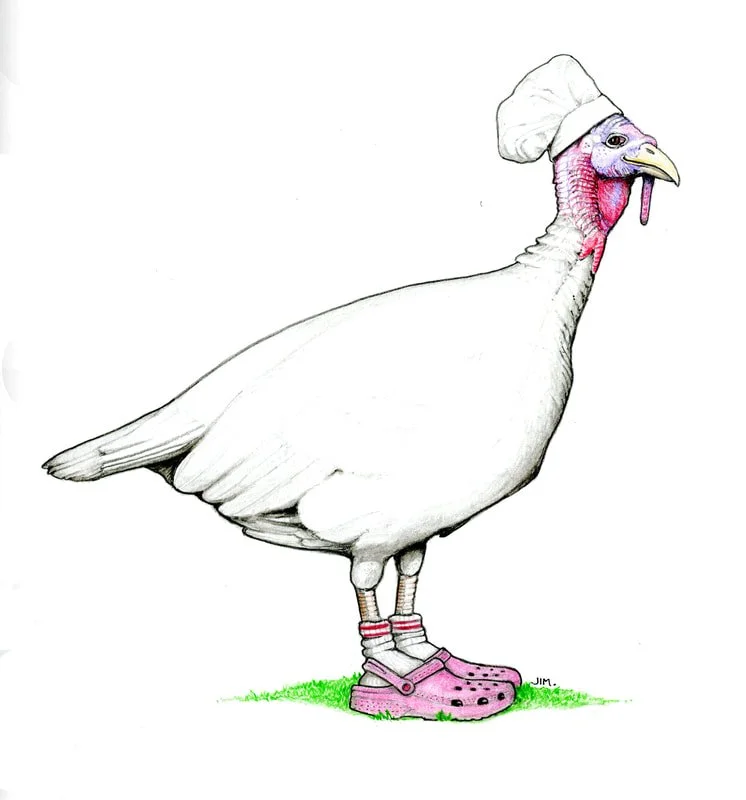 Broad Breasted Turkey In Crocs 11/8/2024