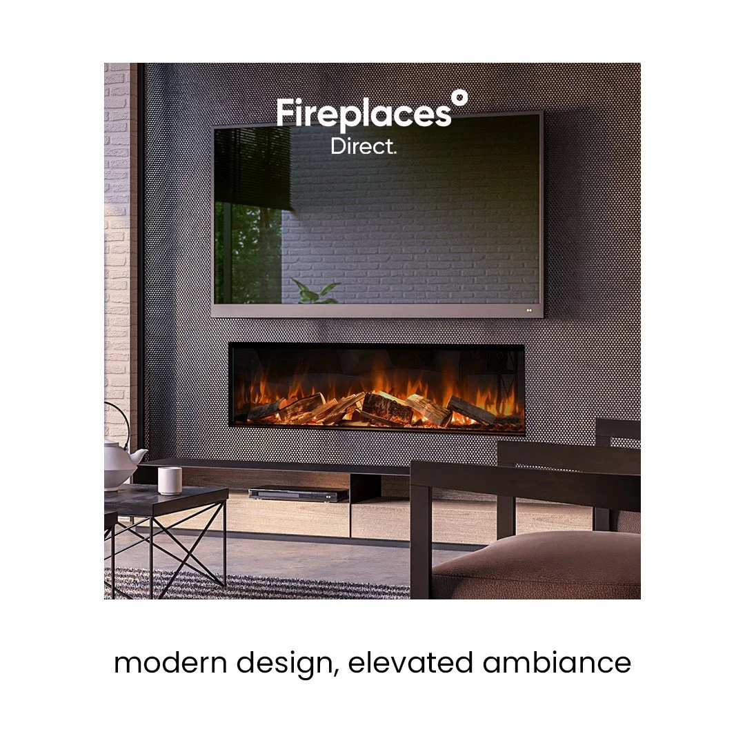 Transform any room with an electric fireplace.⁠
-⁠
#electricfireplace #modernhome #homeupgrade #fireplace