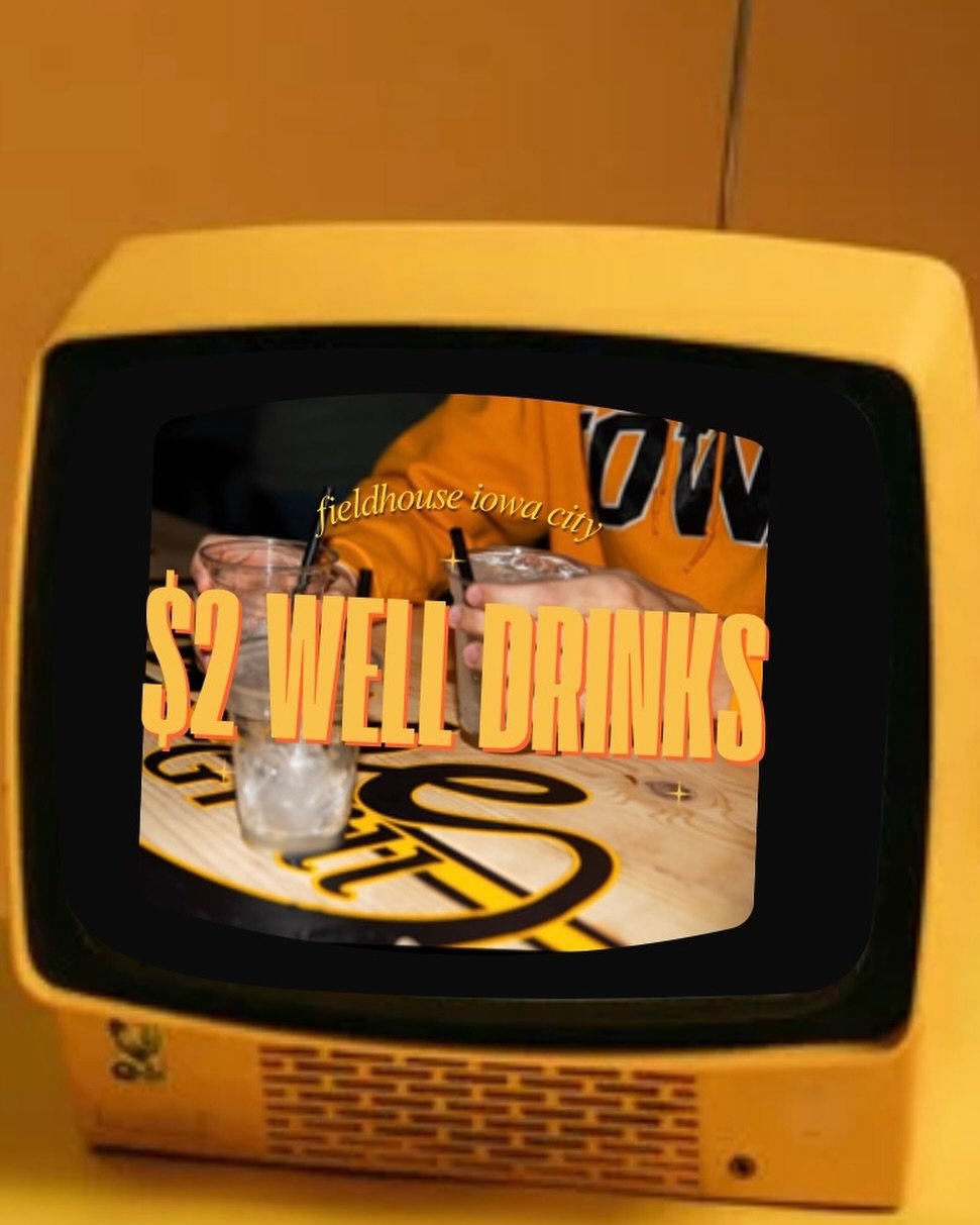 Every Thursday at Fieldhouse from 8 - Close 😎 
-
#fieldhouseiowacity #fieldhouse #downtowniowacity #iowacity