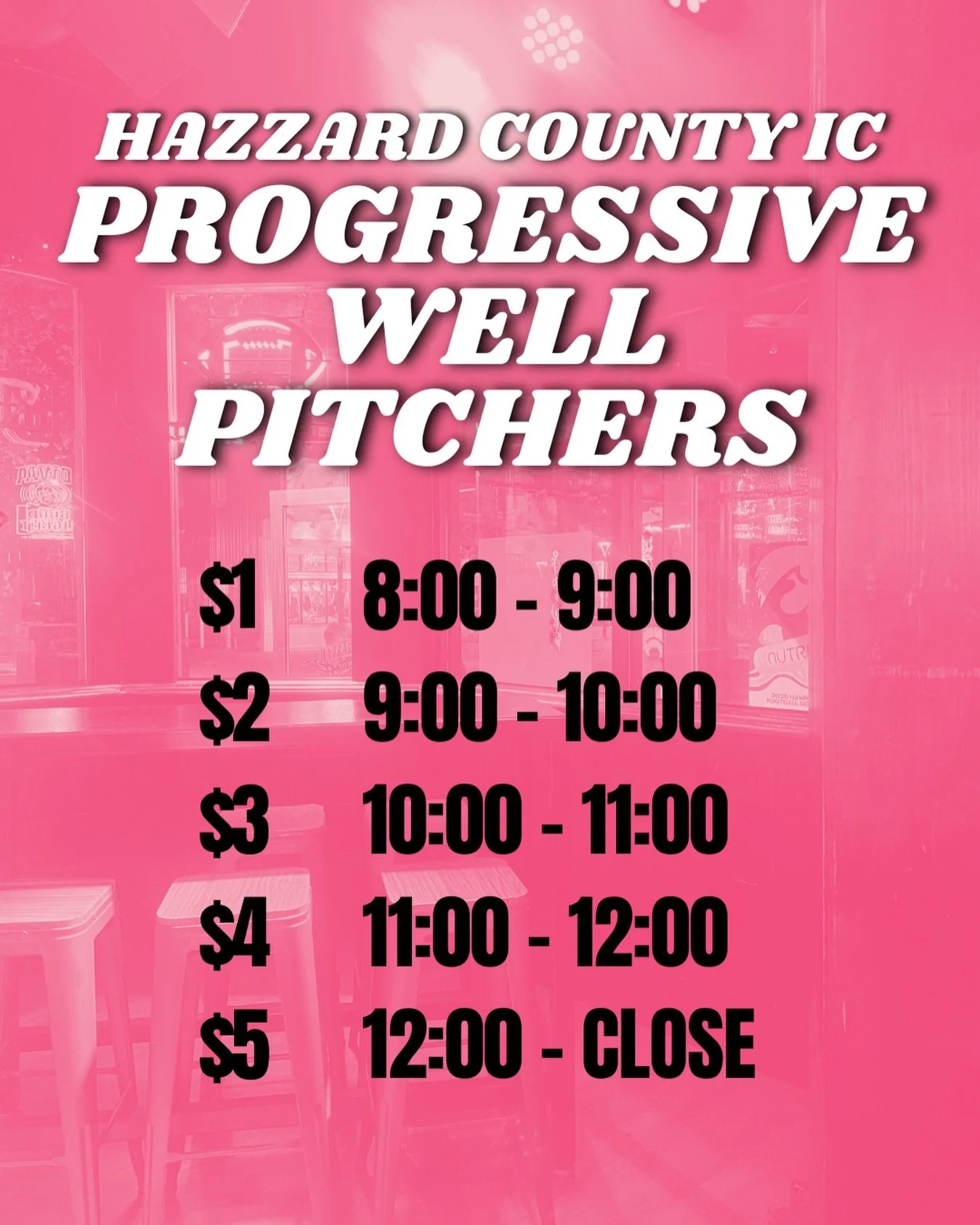 Your Thirsty Thursday starter pack: friends, good vibes, and Progressive Pitchers starting at $1 🍻
-
#hazzardcountyic #iowacity #downtowniowacity #hazzardcounty