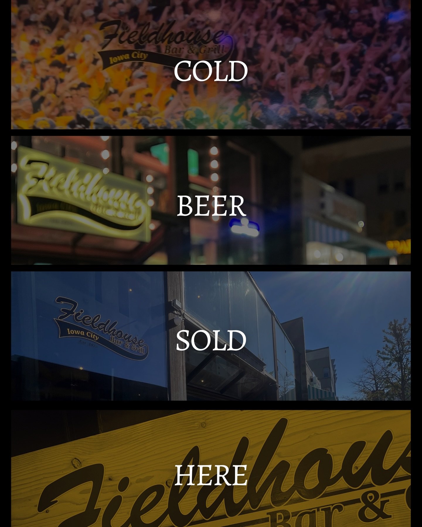 the best nights start with a cold one 🥶🍻
-
#fieldhouse #iowacity #downtowniowacity #fieldhousebar #goingout #tgif #weekend