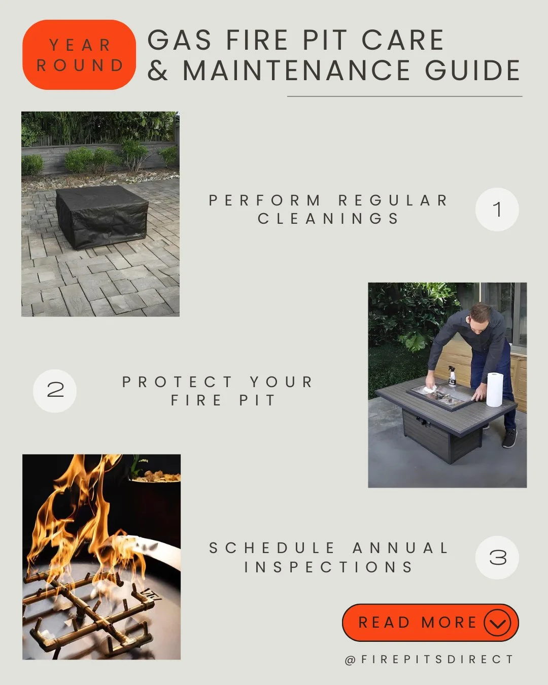 Winter is coming&hellip; is your fire pit ready? ❄️🔥⁠
Check out our end-of-year maintenance checklist to keep your fire pit protected and performing its best all season long.