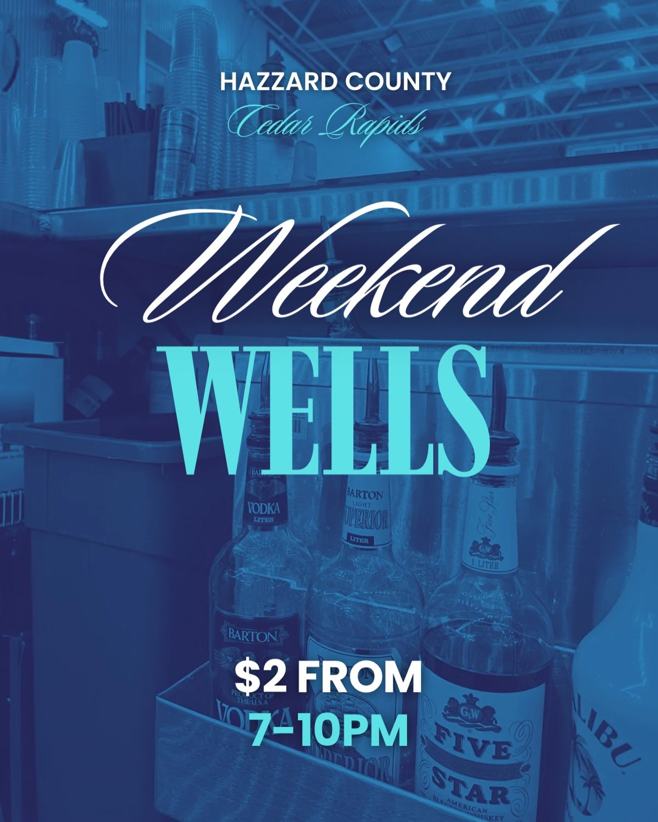 Weekend wells, weekend vibes. Cedar Rapids, let&rsquo;s get into it. 😎 Doors @ 7
-
#weekendwells #drinkdeals #weekend #goingout #hazzardcounty #americansaloon #hazzardcountycedarrapids #downtowncedarrapids #downtowncr