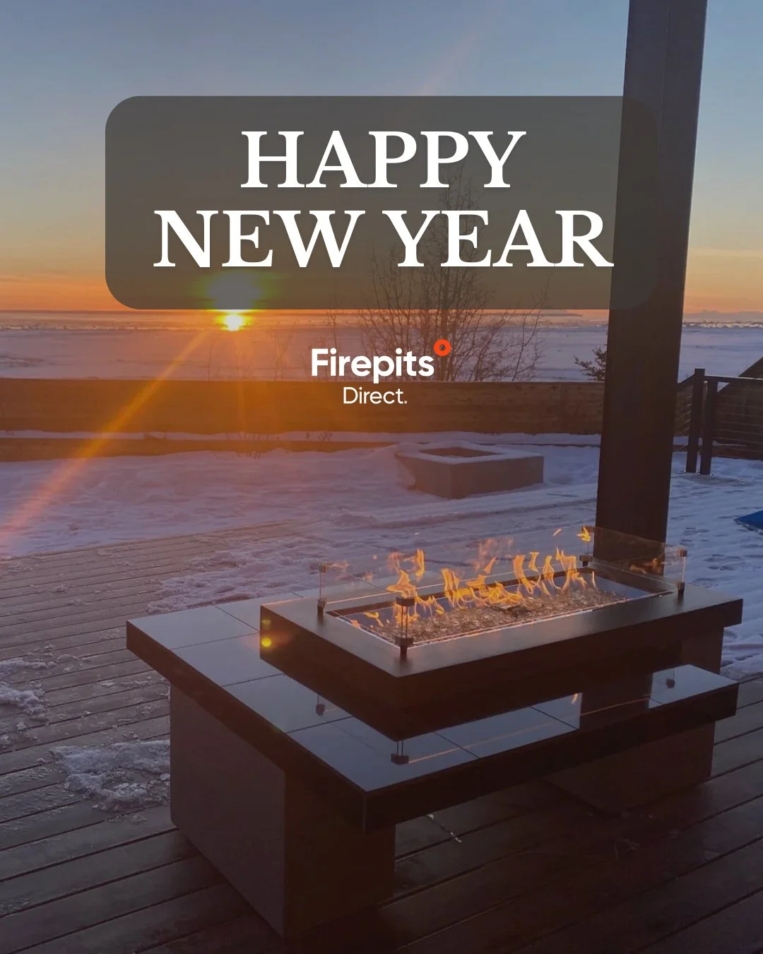 New year, same favorite tradition&mdash;gathering around the fire 🔥⁠
-⁠
#HappyNewYear #FirePitsDirect #OutdoorMoments #GatherAround