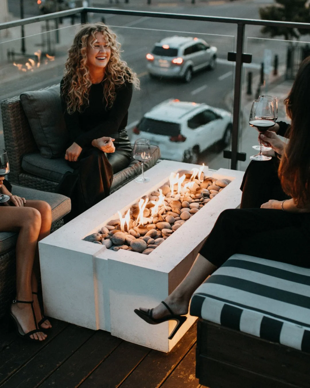 Good company. Great wine. Even better fire. 🔥⁠
HPC Fire Dekko Fire Pit Collection⁠
-⁠
#FirePitsDirect #OutdoorLiving #PatioNights #BackyardGoals #OutdoorEntertaining #ModernFire #LuxuryOutdoors #EveningVibes #FirePitLife