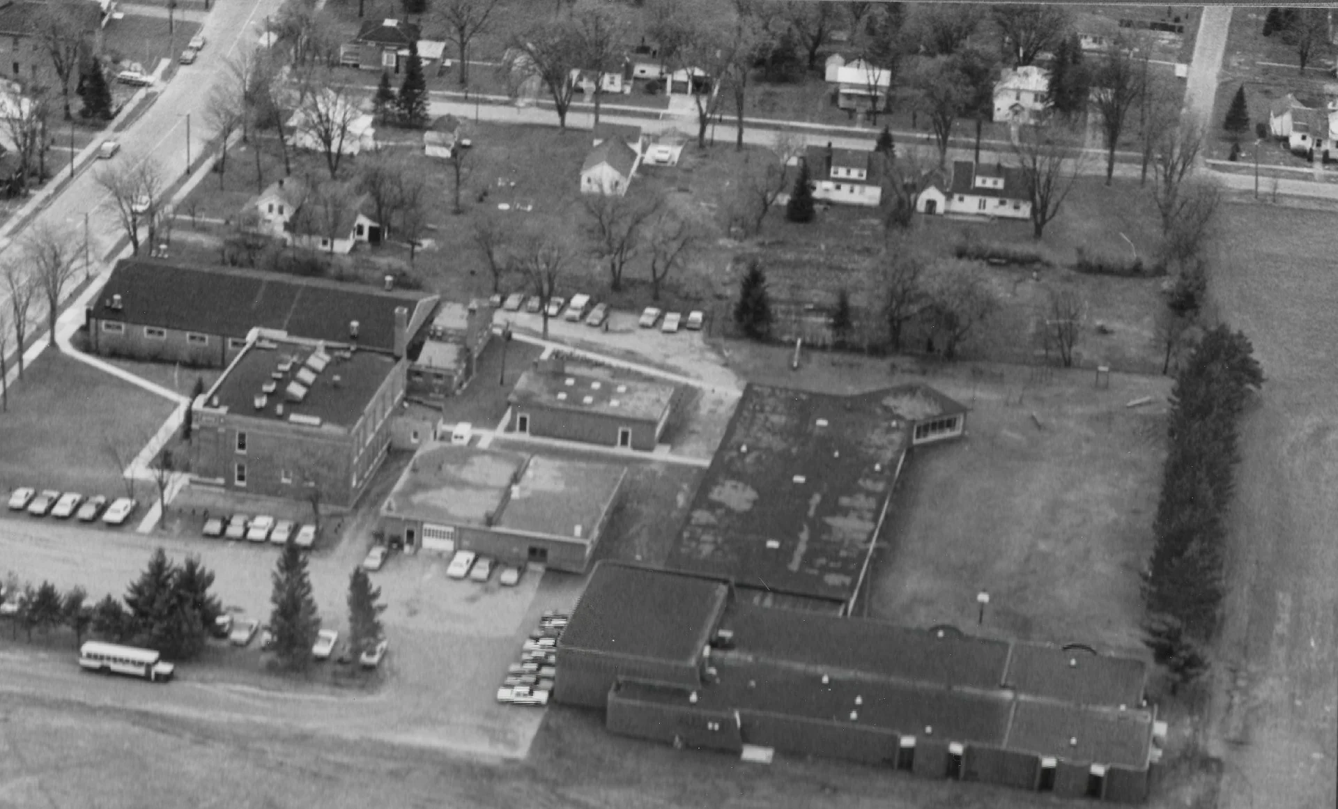 Amherst from the air