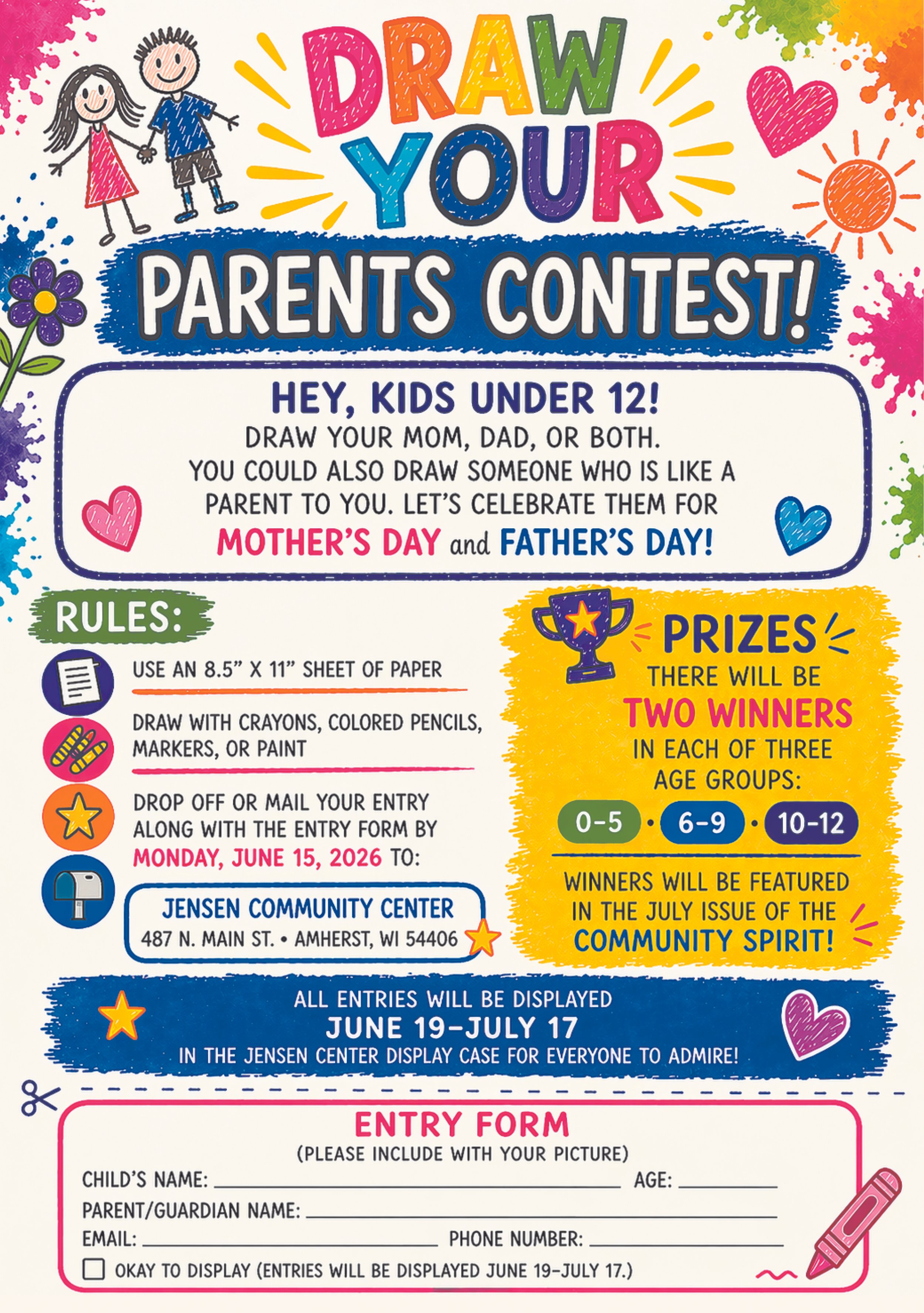 Draw Your Parents Contest