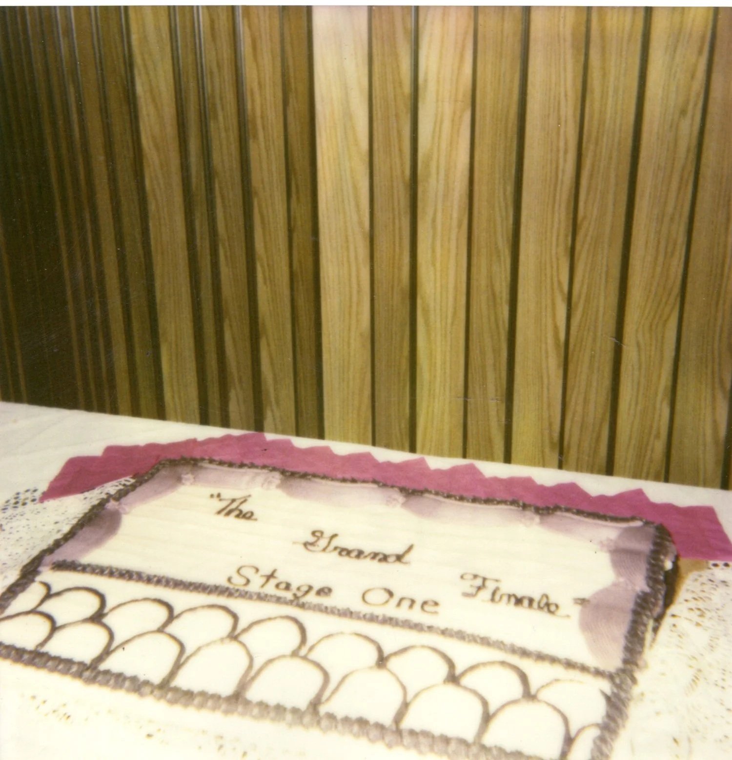 “The Grand Finale” fundraising effort included a party with cake.