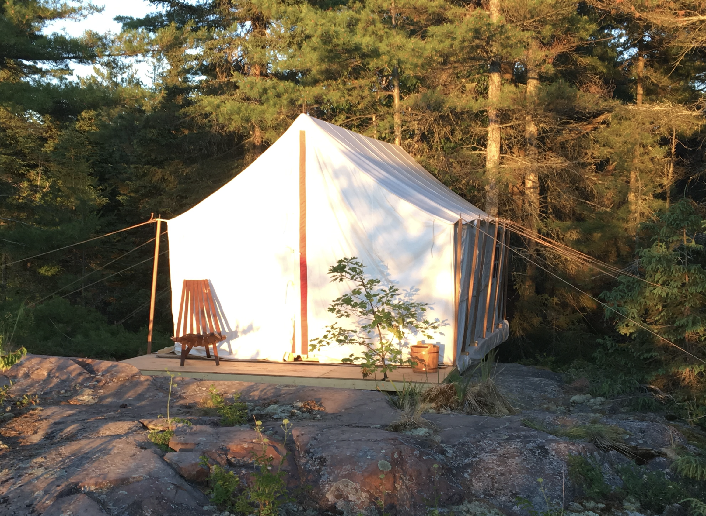 River Little Resort's Canvas Retreat Tent