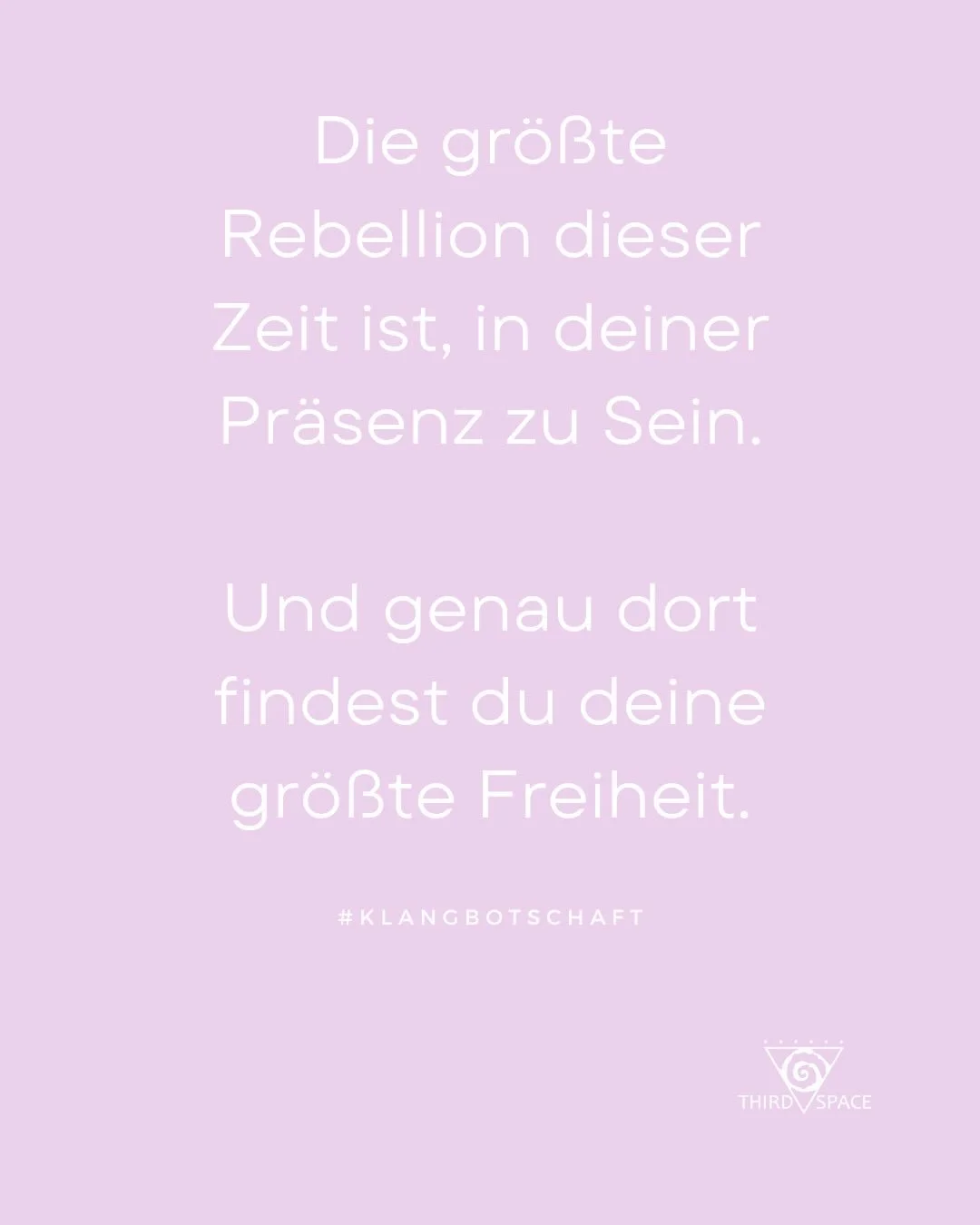 The Power of Presence 🔥

An diesem Sonntag &ouml;ffnet sich der Raum in Pr&auml;senz!
Du bist eingeladen, wieder bei dir anzukommen.

Anmeldung: dm oder contact@third-space.cc

#klangbotschaft #remember #yourtruth #home #mentoring