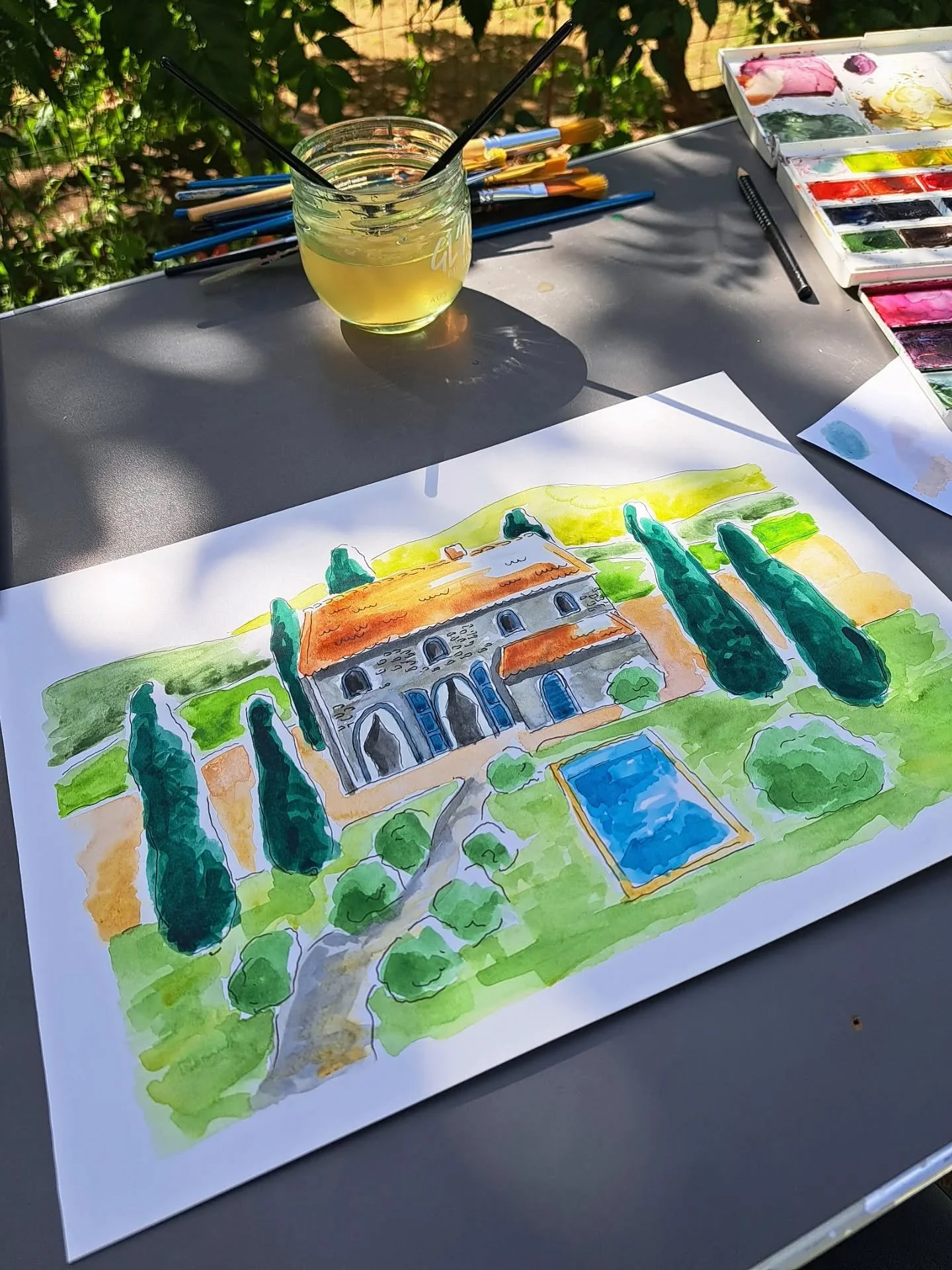 Amoooore 🍕 🇮🇹
Some days ago I had a painting session in Tuscany where I painted some villas with watercolor. 🖌🎨
Getting married soon? Contact me to create your stationery. 🤍
...................................................................