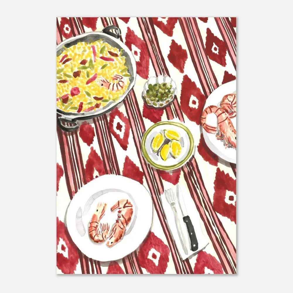 Mediterranean Paella Table