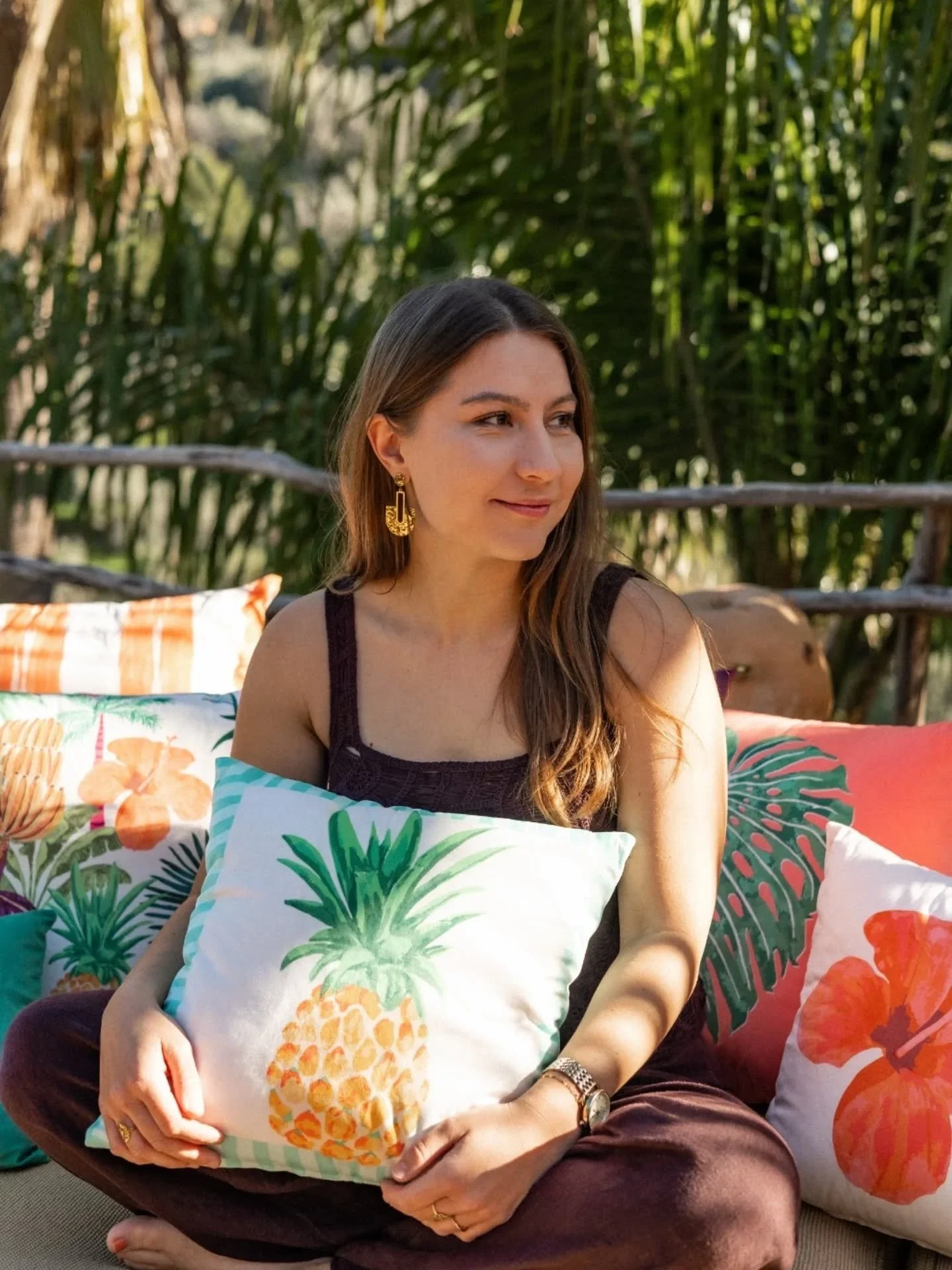 Textilwerk sent me some preview pictures of our shoot from March in Hotel Corazon. I love how the colors and textiles fit into the beautiful surroundings of the hotel and mountains of Mallorca 🌴

#textiledesigners #mallorcaart #tropicalparadise #exo