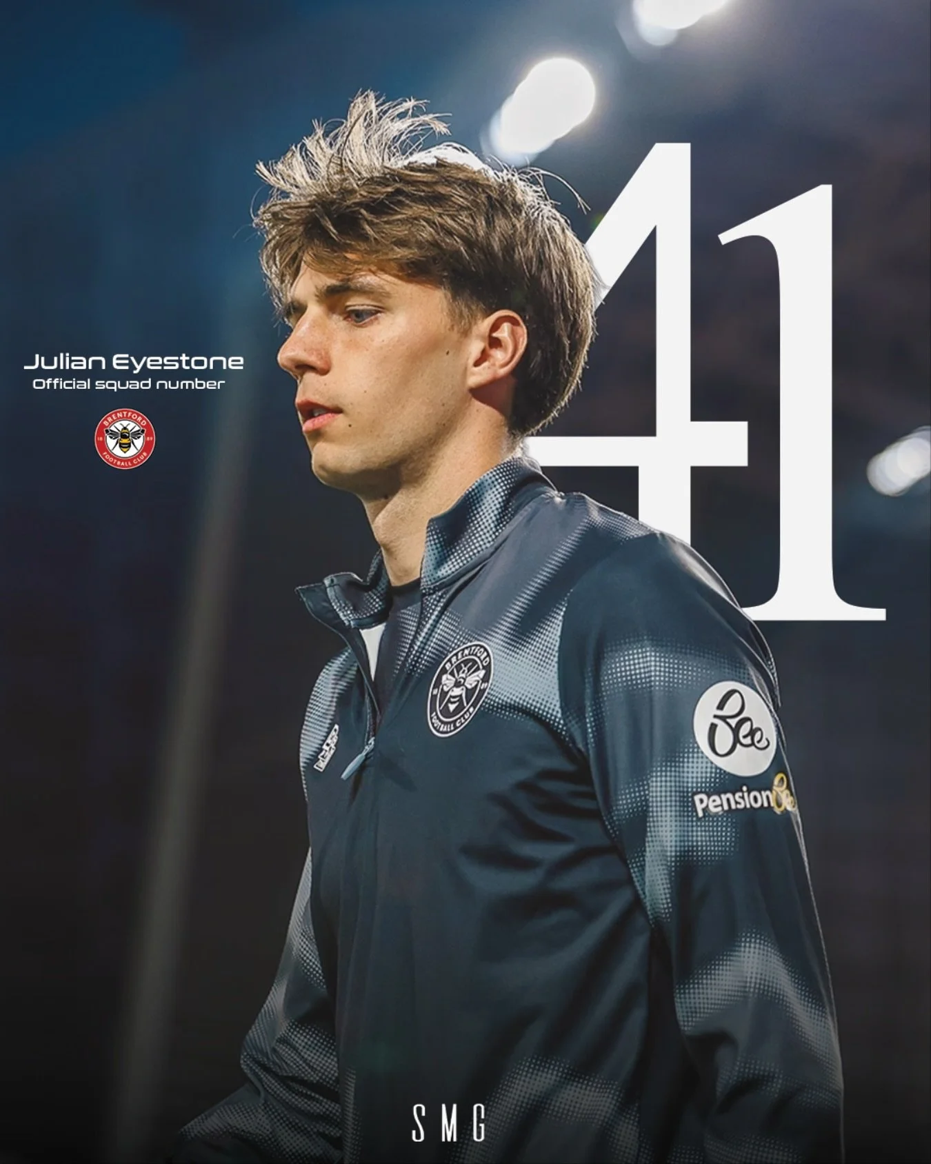 Confirmed! Julian Eyestone will be wearing the number 41 for Brentford FC for the 25/26 season 💪