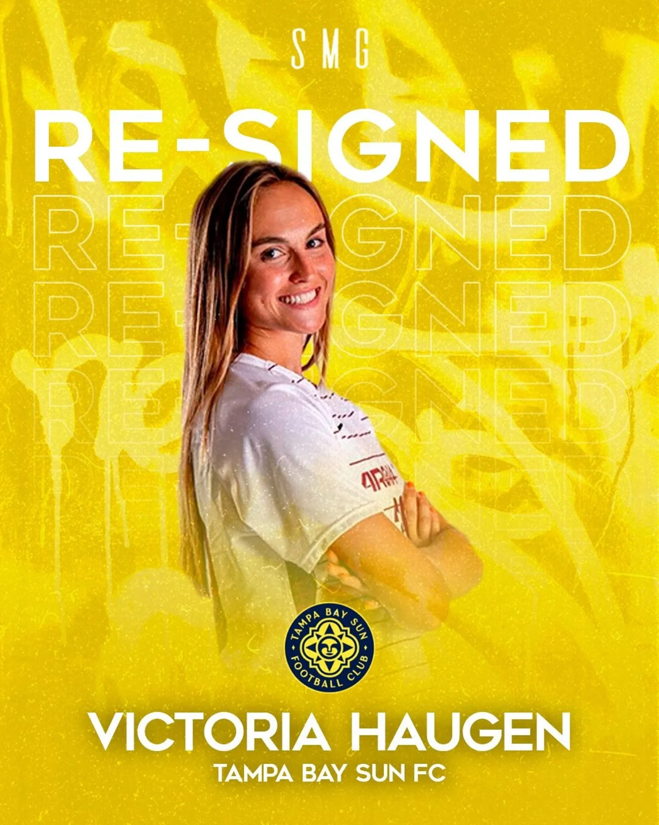 Congratulations to @victory20 on resigning with @tampabayfc for the 2025/26 season. Excited to see you grow this year. 

Welcome to the SMG family, we are happy to be working with you!