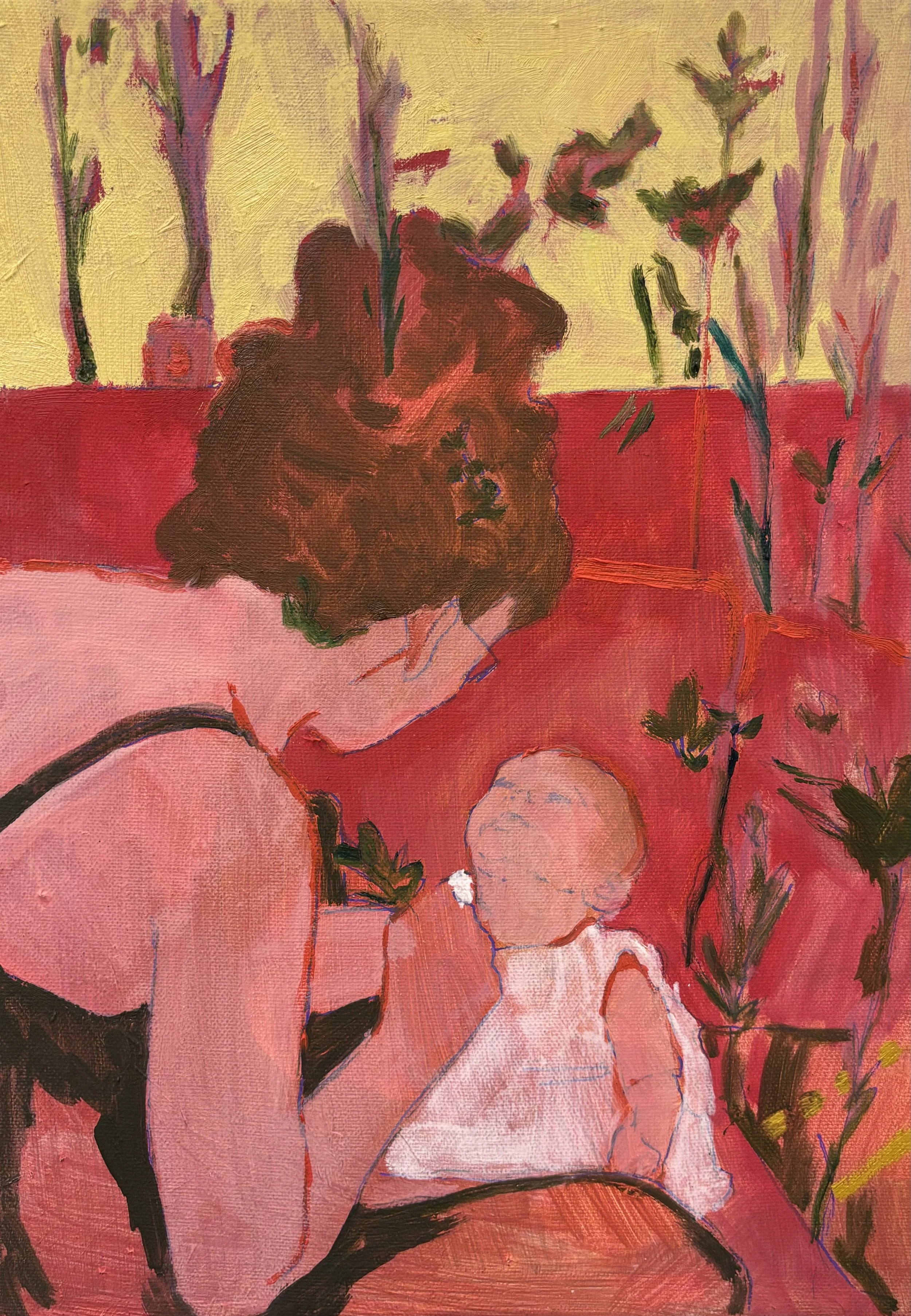 Sketch II, 2025, oil on canvas, 18 x 32cm