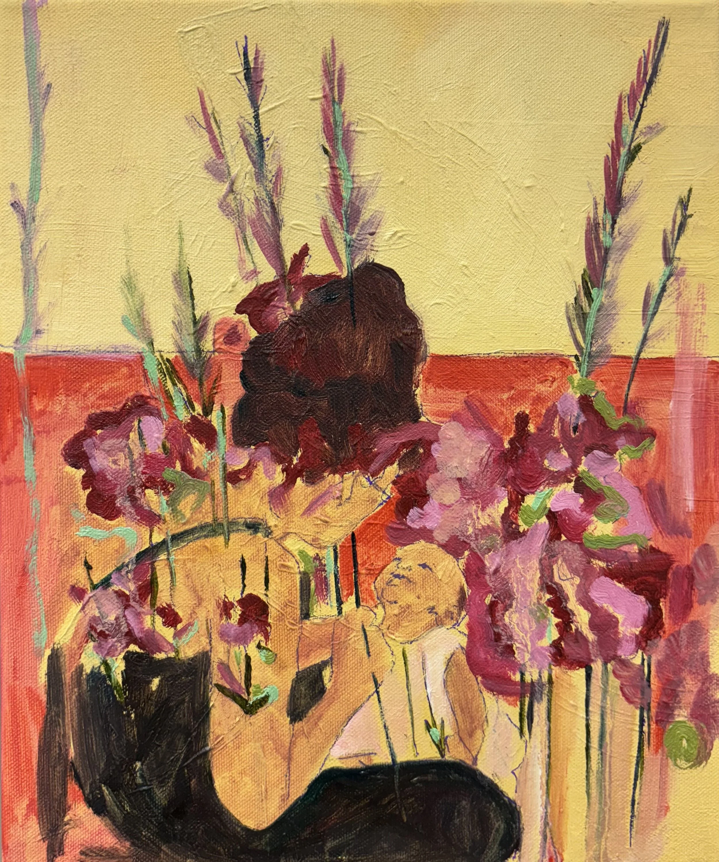 Sketch I, 2025, oil on canvas, 34 x 30cm