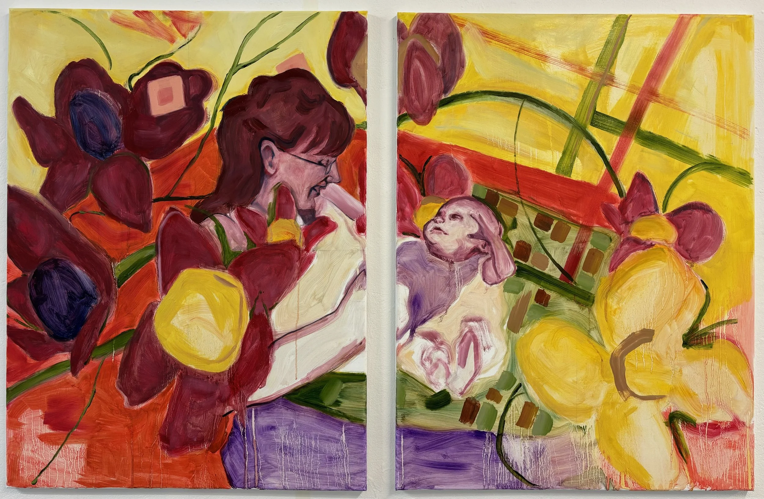Year of the Goat, 2025, oil on canvas, 162 x 120cm