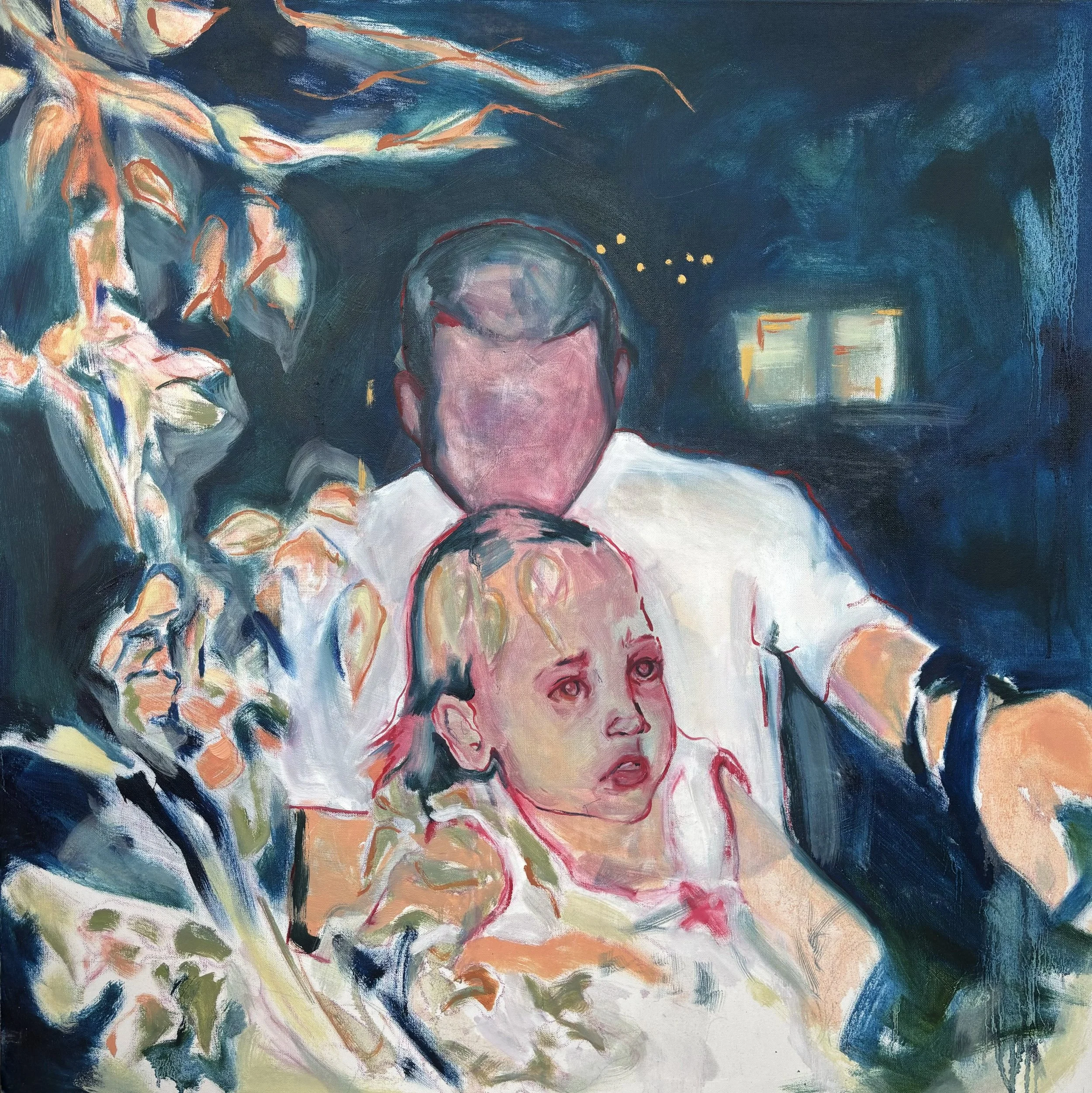 Sense of Direction, 2025, oil on canvas, 89 x 89cm
