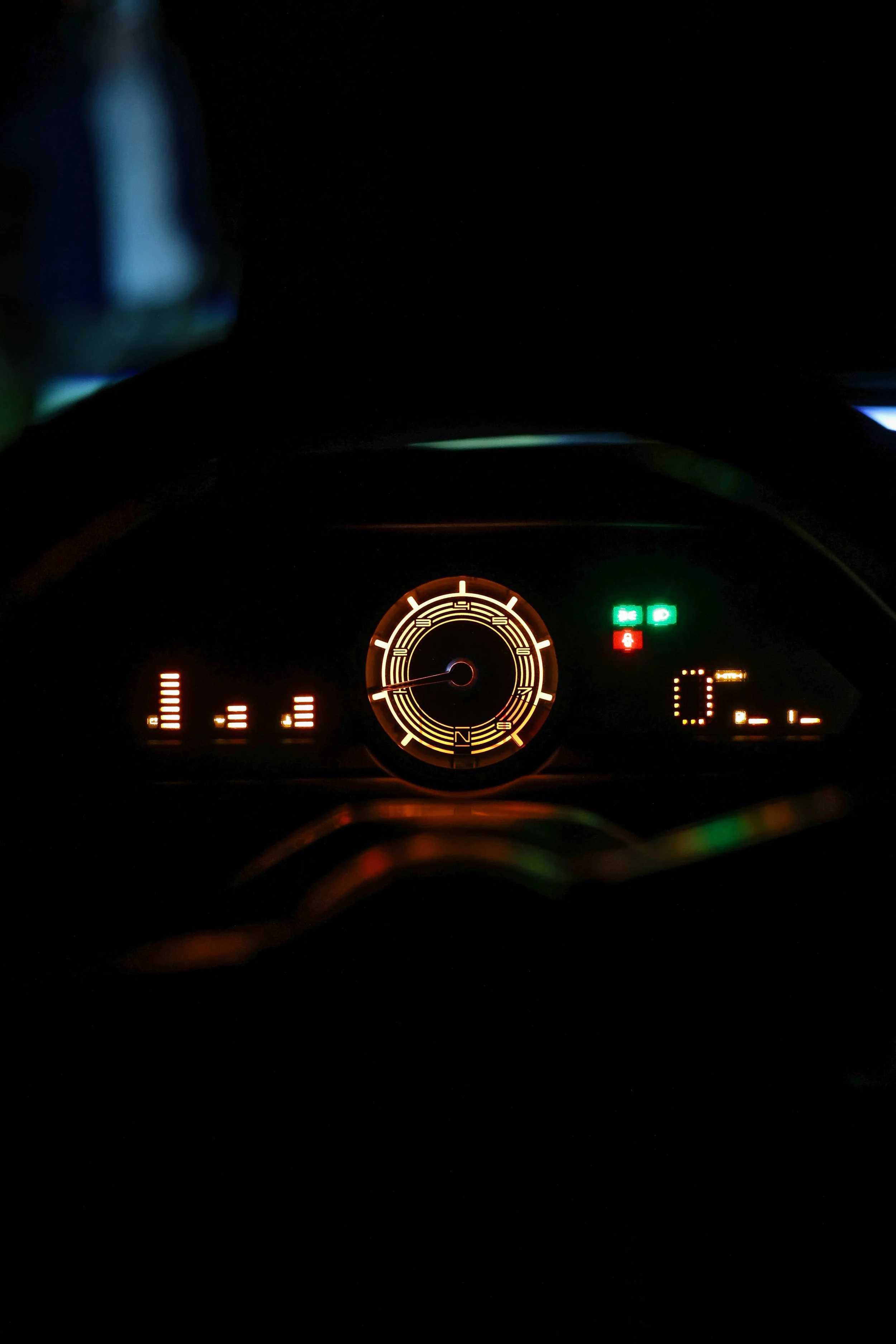 a view of the instrument cluster of a Nardone 928