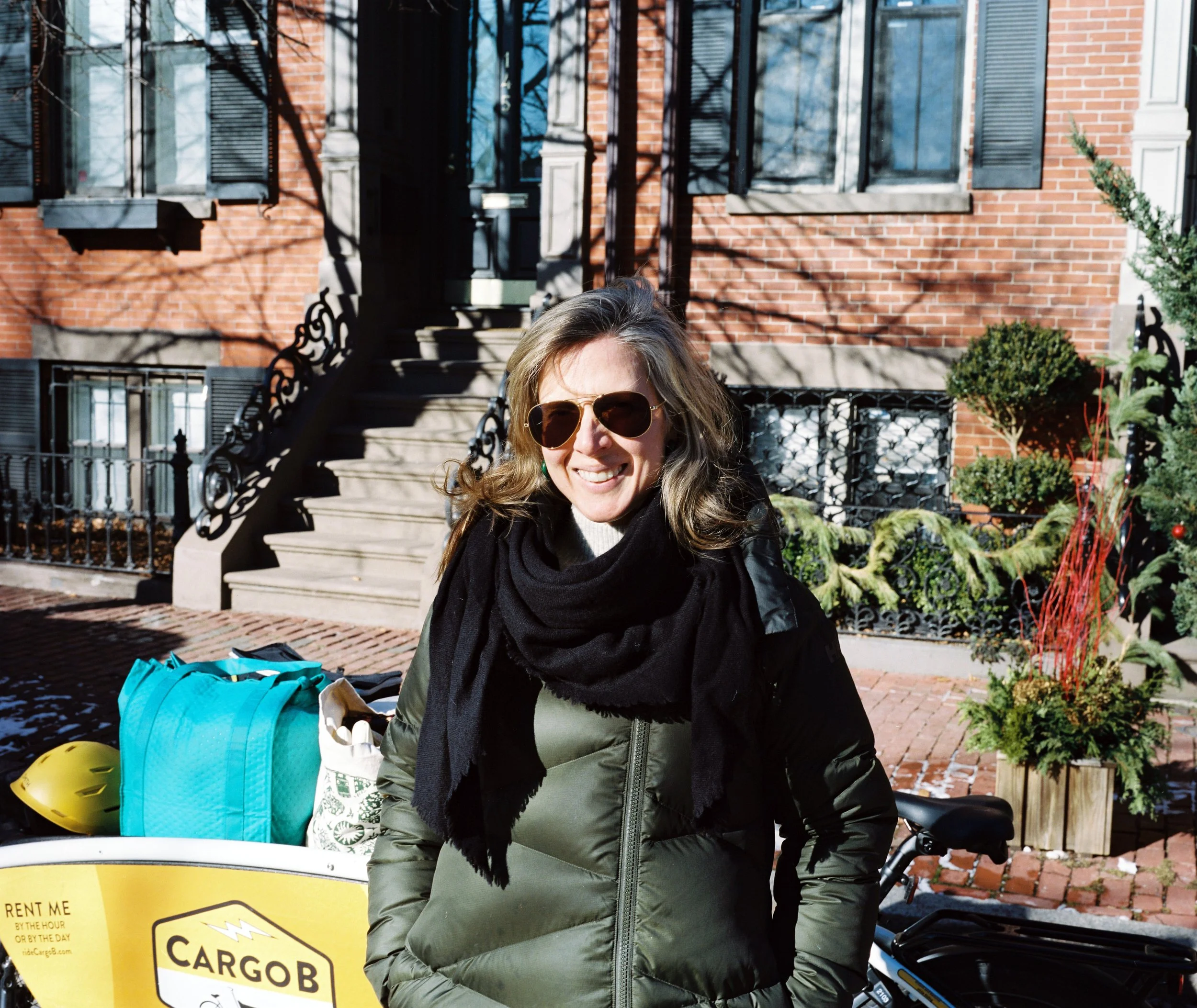 Dot Fennell smiles in Boston's South End